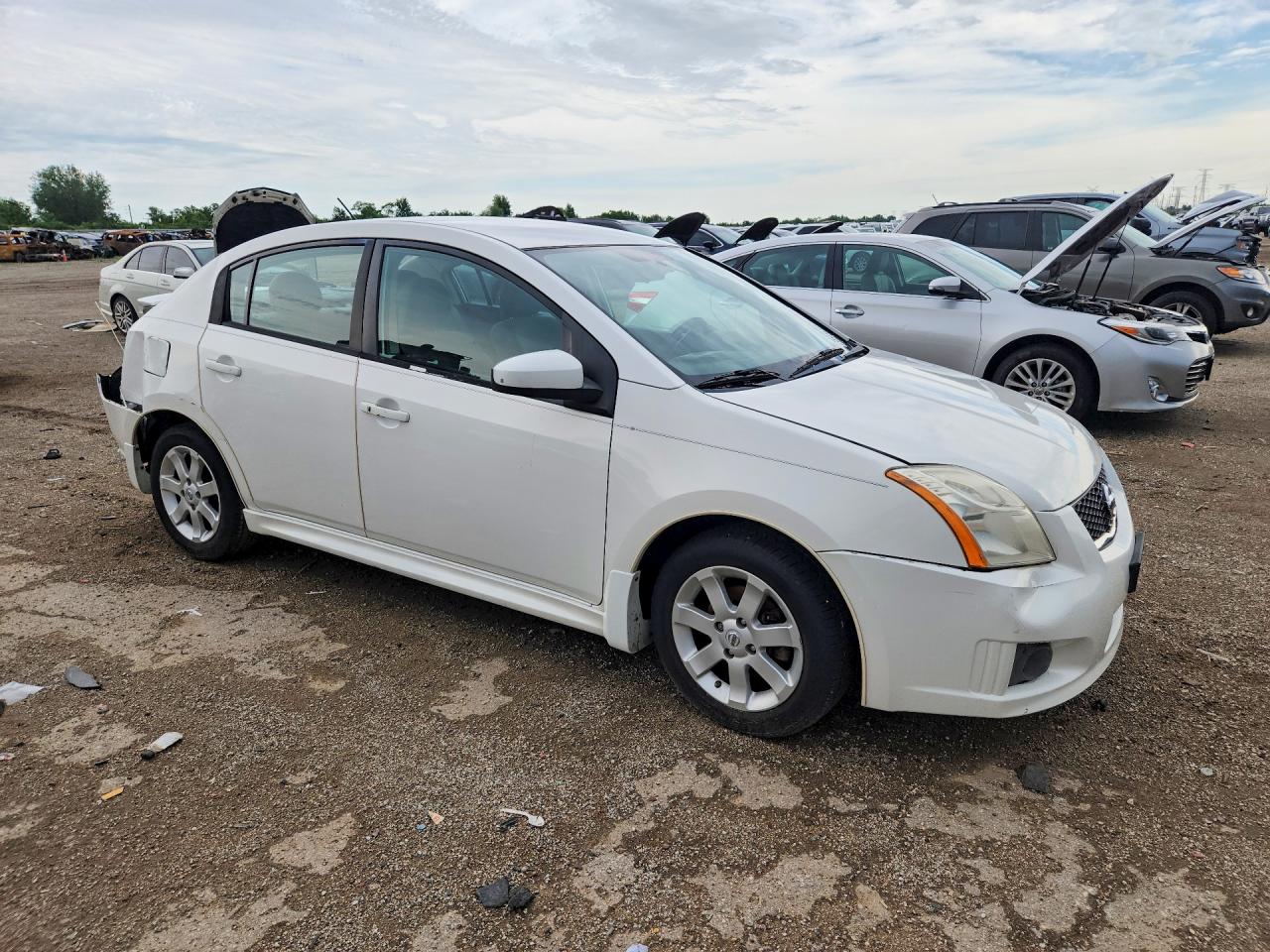 2011 Nissan Sentra 2.0 White vin: 3N1AB6AP7BL648246