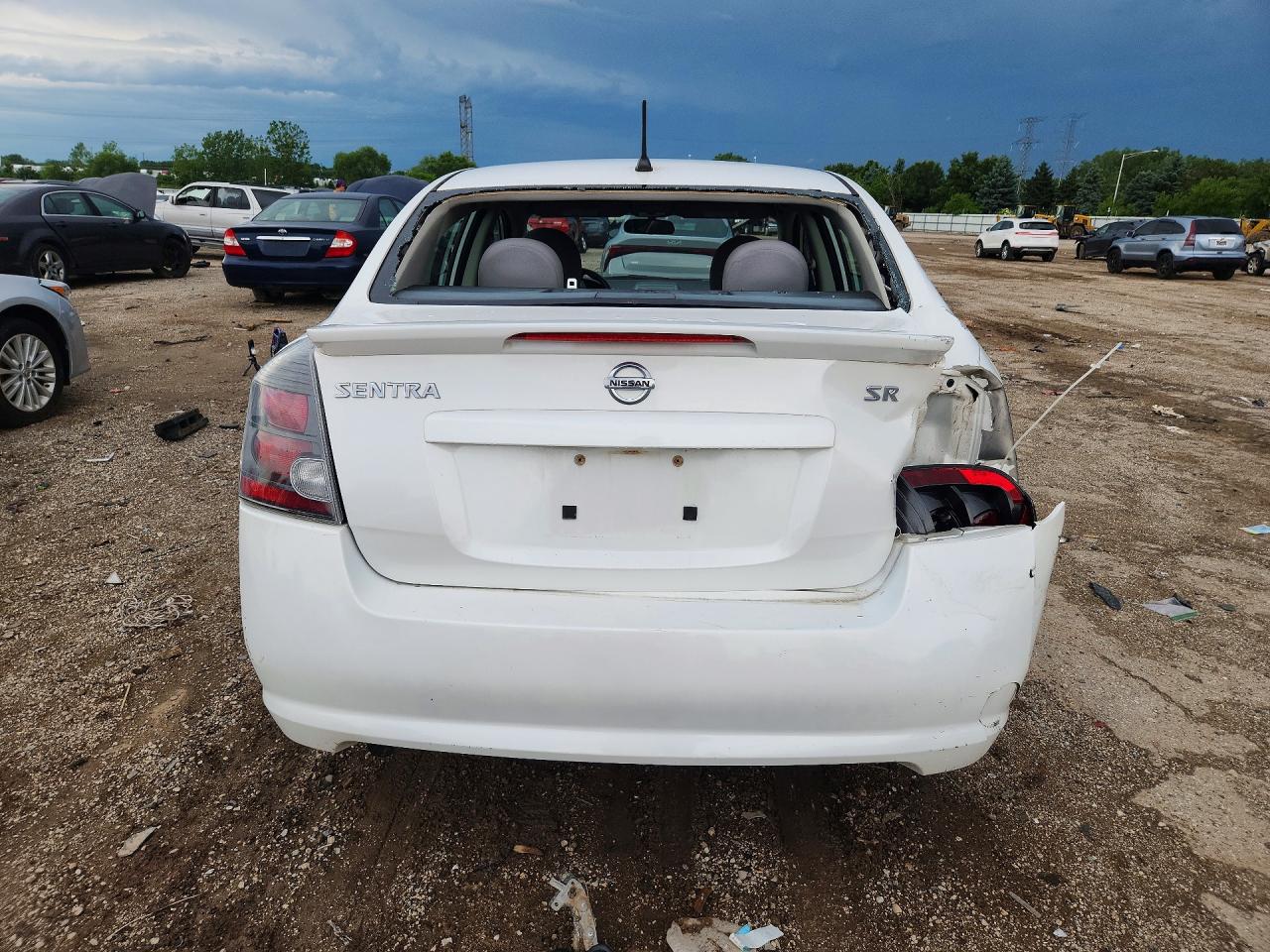 2011 Nissan Sentra 2.0 White vin: 3N1AB6AP7BL648246