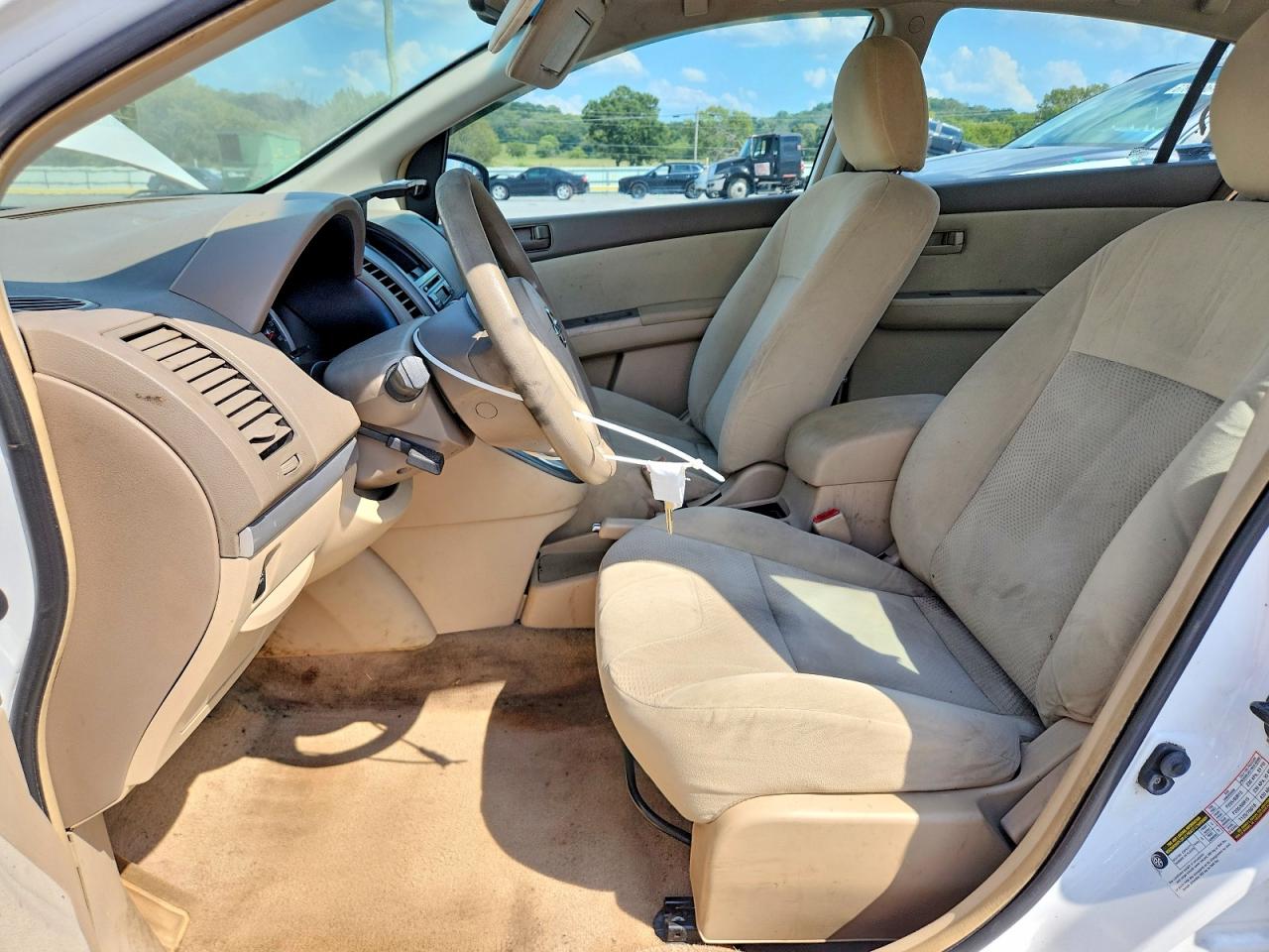 2011 Nissan Sentra 2.0 White vin: 3N1AB6AP7BL654323
