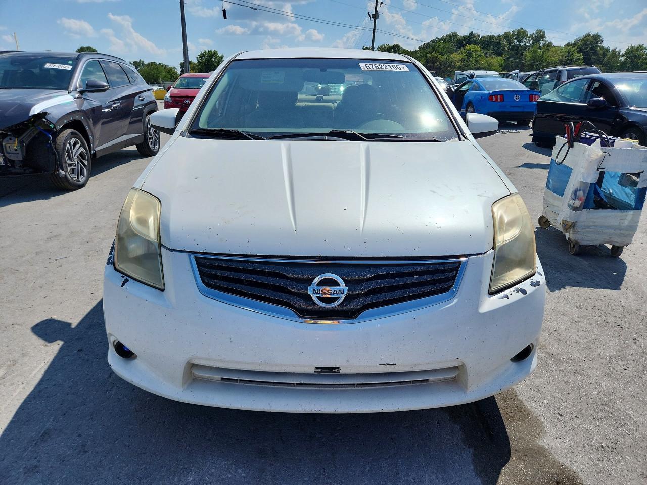 2011 Nissan Sentra 2.0 White vin: 3N1AB6AP7BL654323