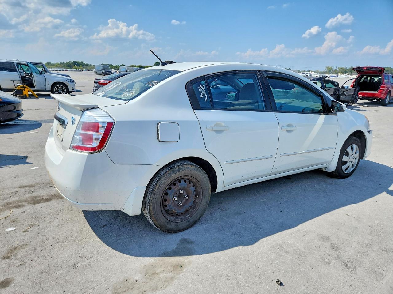 2011 Nissan Sentra 2.0 White vin: 3N1AB6AP7BL654323