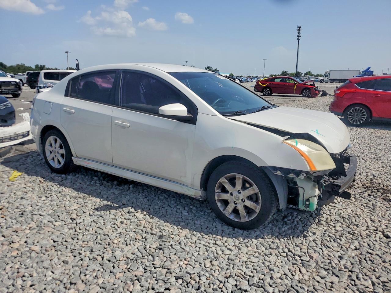 2011 Nissan Sentra 2.0 White vin: 3N1AB6AP7BL669663