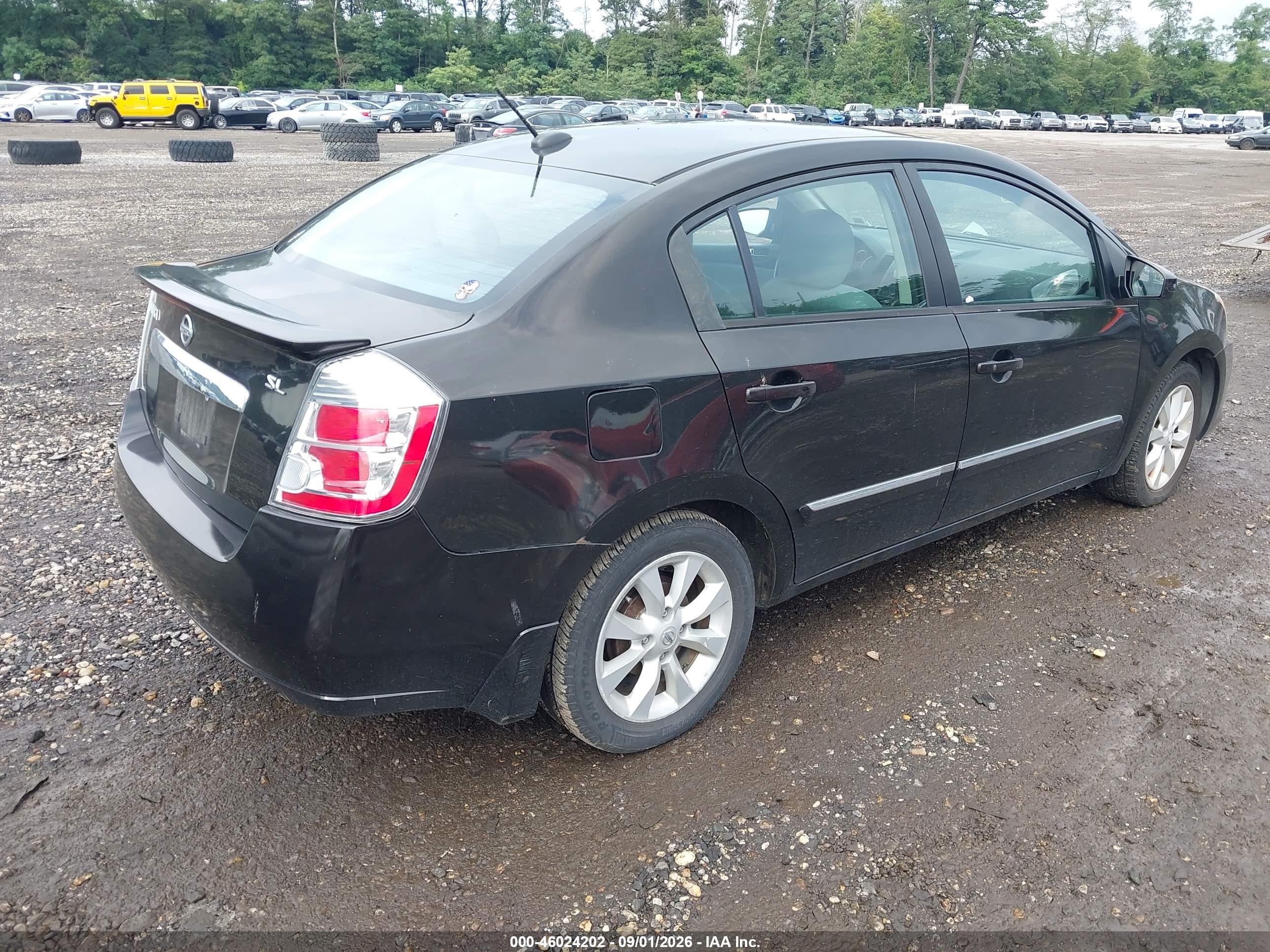 2011 Nissan Sentra 2.0sl Black vin: 3N1AB6AP7BL675530