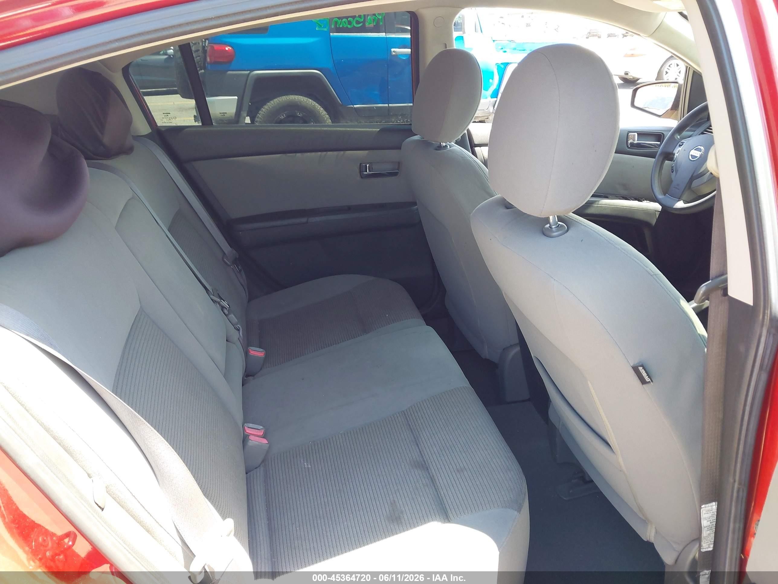 2011 Nissan Sentra 2.0s Темно-бордовый vin: 3N1AB6AP7BL682784