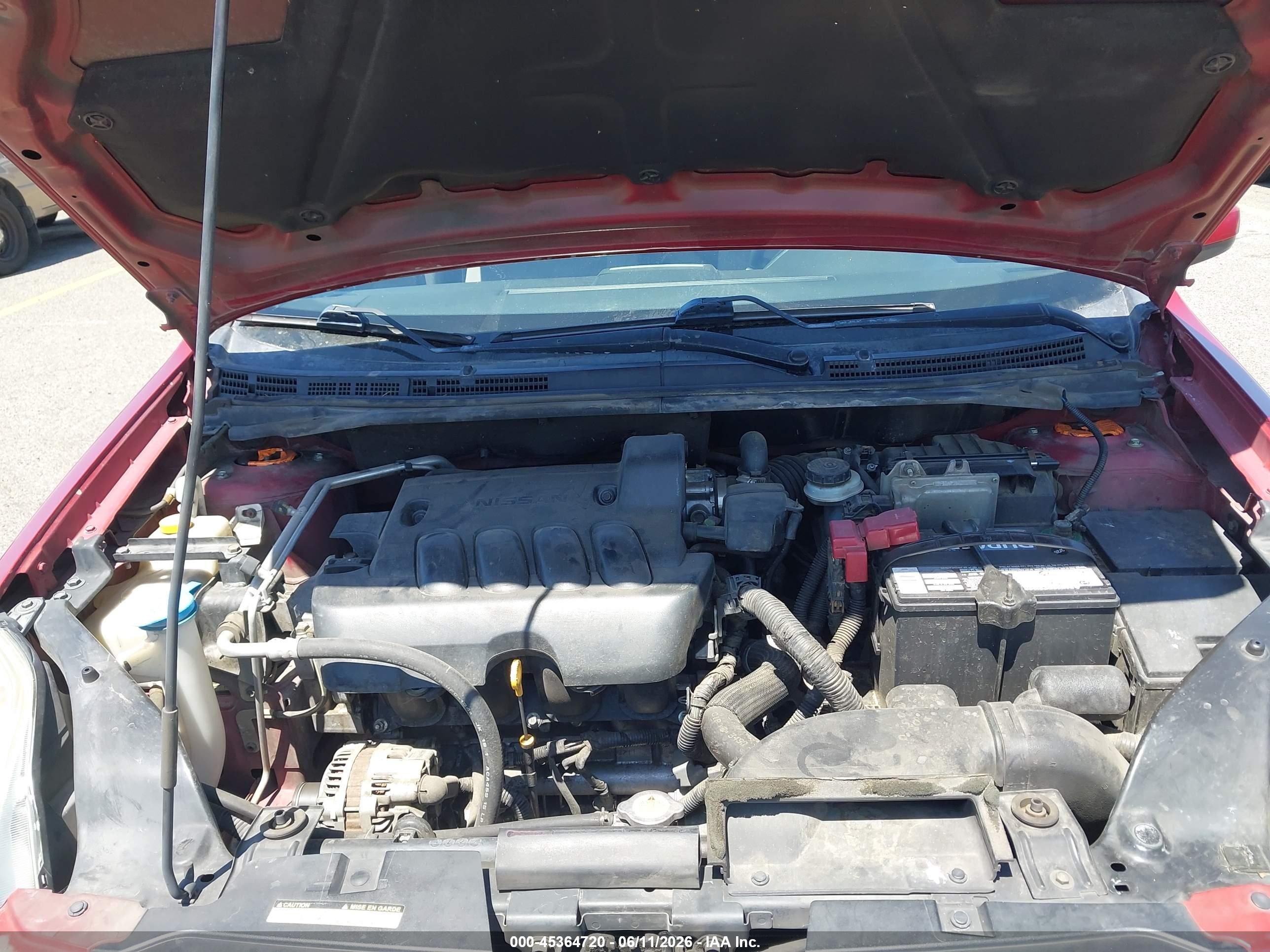 2011 Nissan Sentra 2.0s Темно-бордовый vin: 3N1AB6AP7BL682784