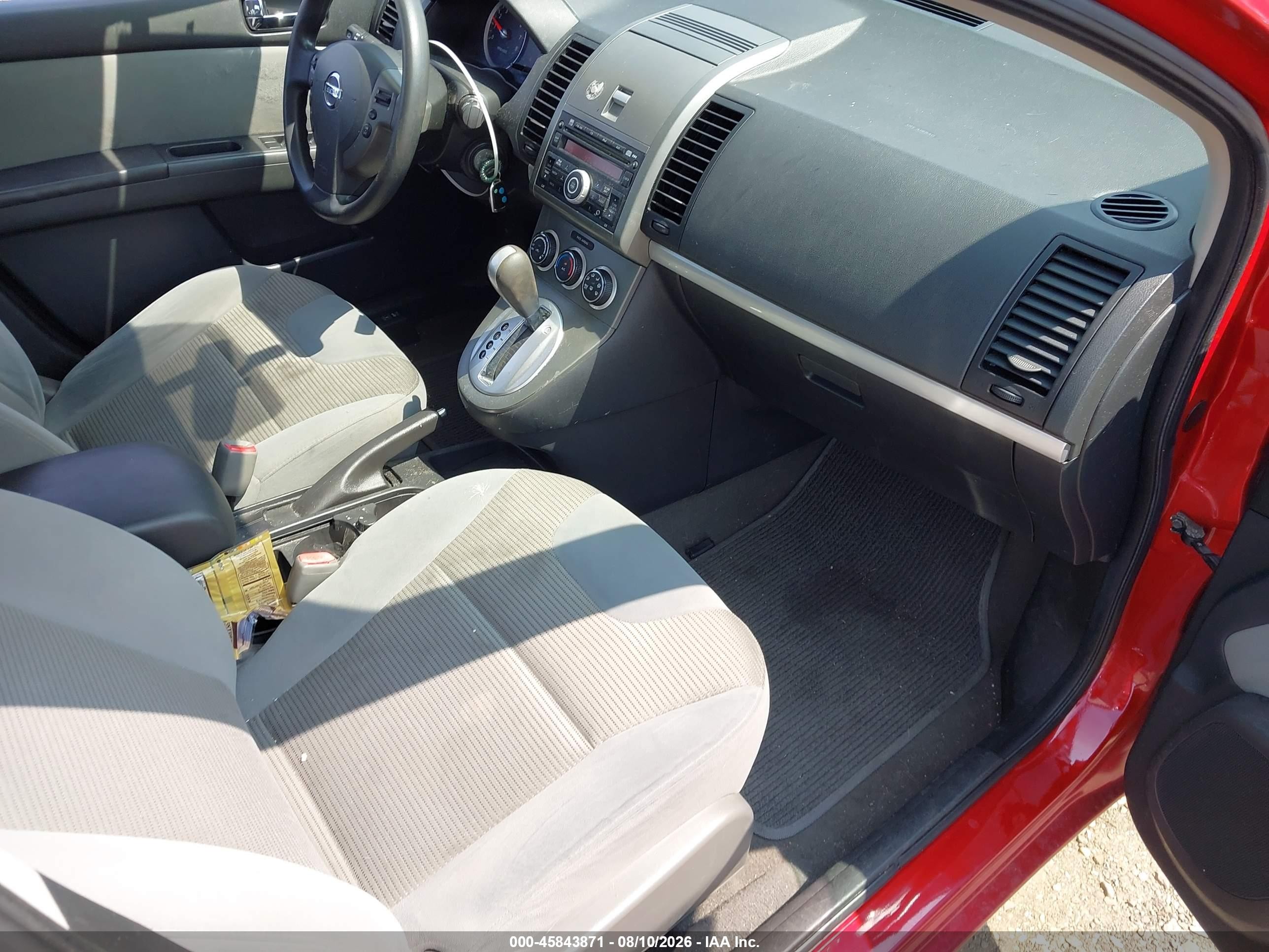 2011 Nissan Sentra 2.0s Red vin: 3N1AB6AP7BL684812