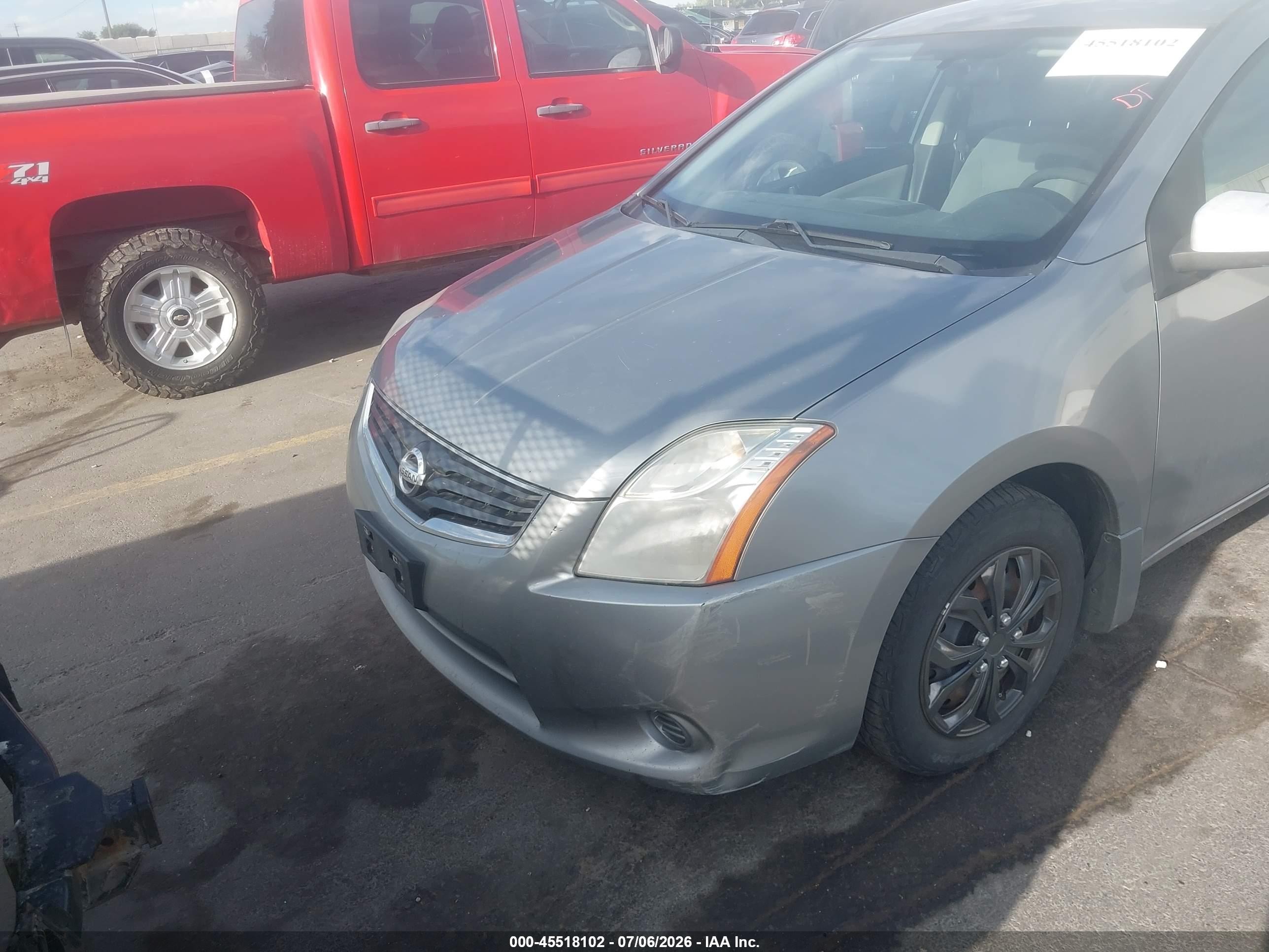 2011 Nissan Sentra 2.0 Silver vin: 3N1AB6AP7BL696930