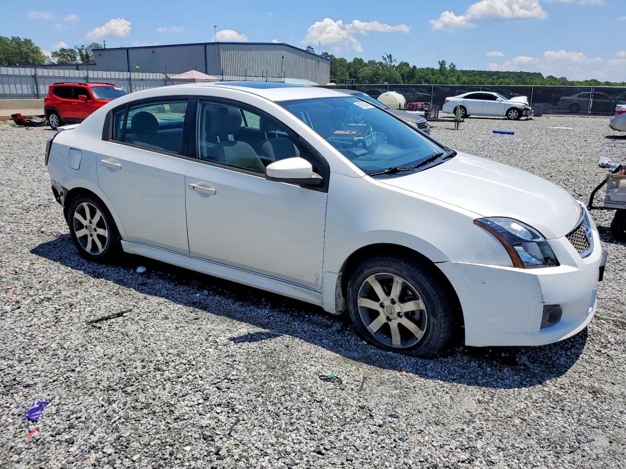 2011 Nissan Sentra 2.0/2.0s/sr/2.0sl White vin: 3N1AB6AP7BL719381