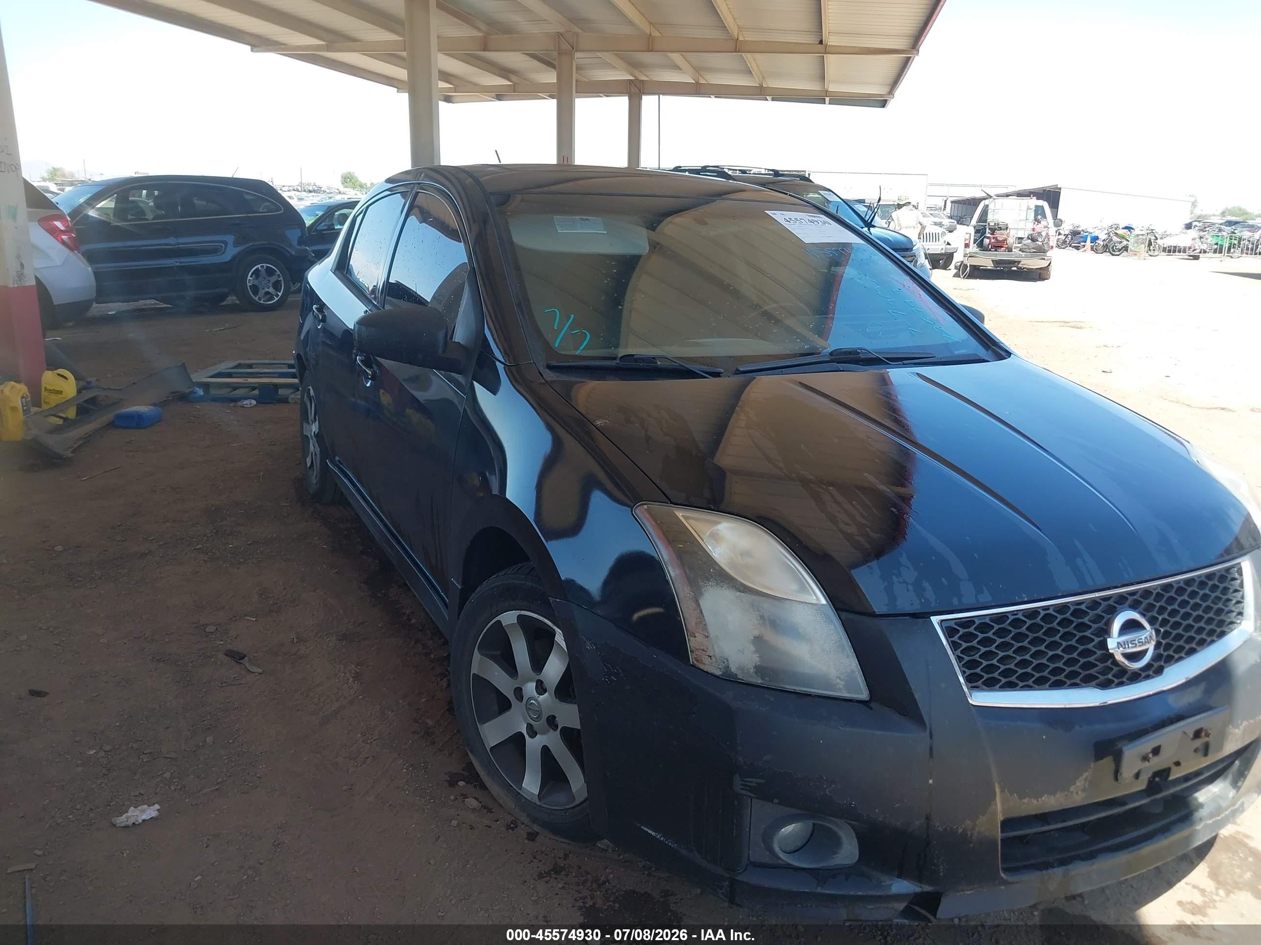 2011 Nissan Sentra 2.0sr Black vin: 3N1AB6AP7BL726797