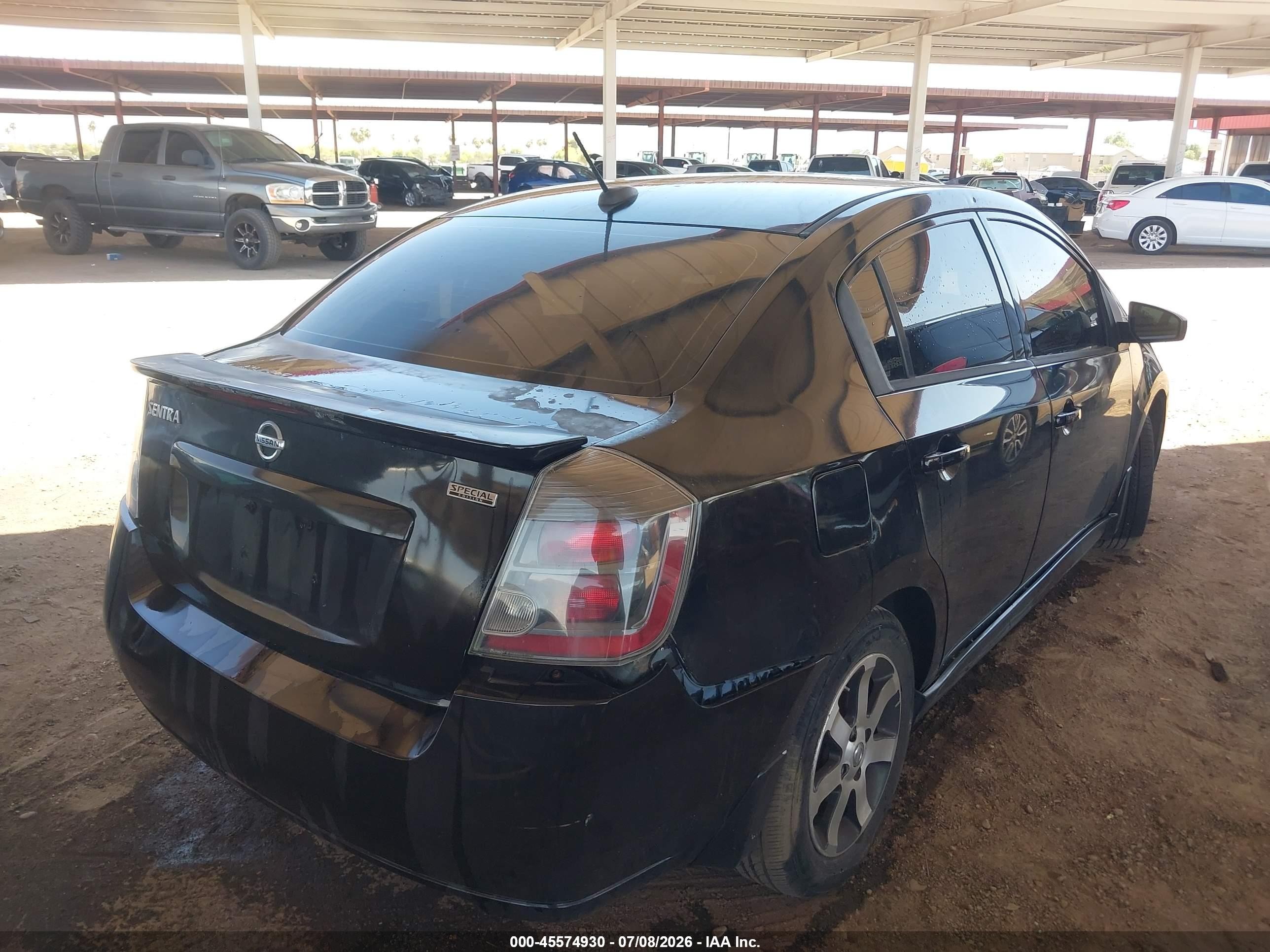 2011 Nissan Sentra 2.0sr Черный vin: 3N1AB6AP7BL726797