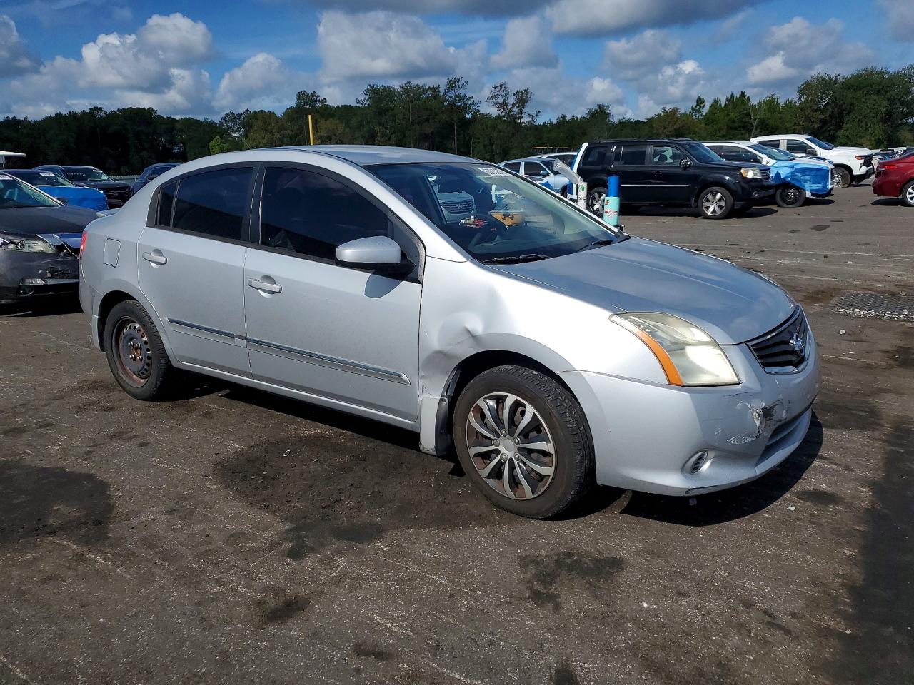 2011 Nissan Sentra 2.0 Silver vin: 3N1AB6AP7BL730087