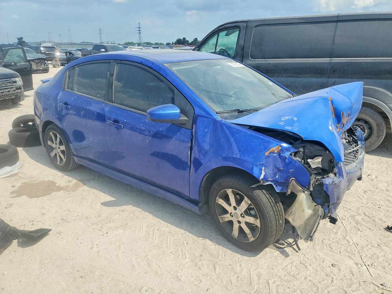2012 Nissan Sentra 2.0 Blue vin: 3N1AB6AP7CL628144