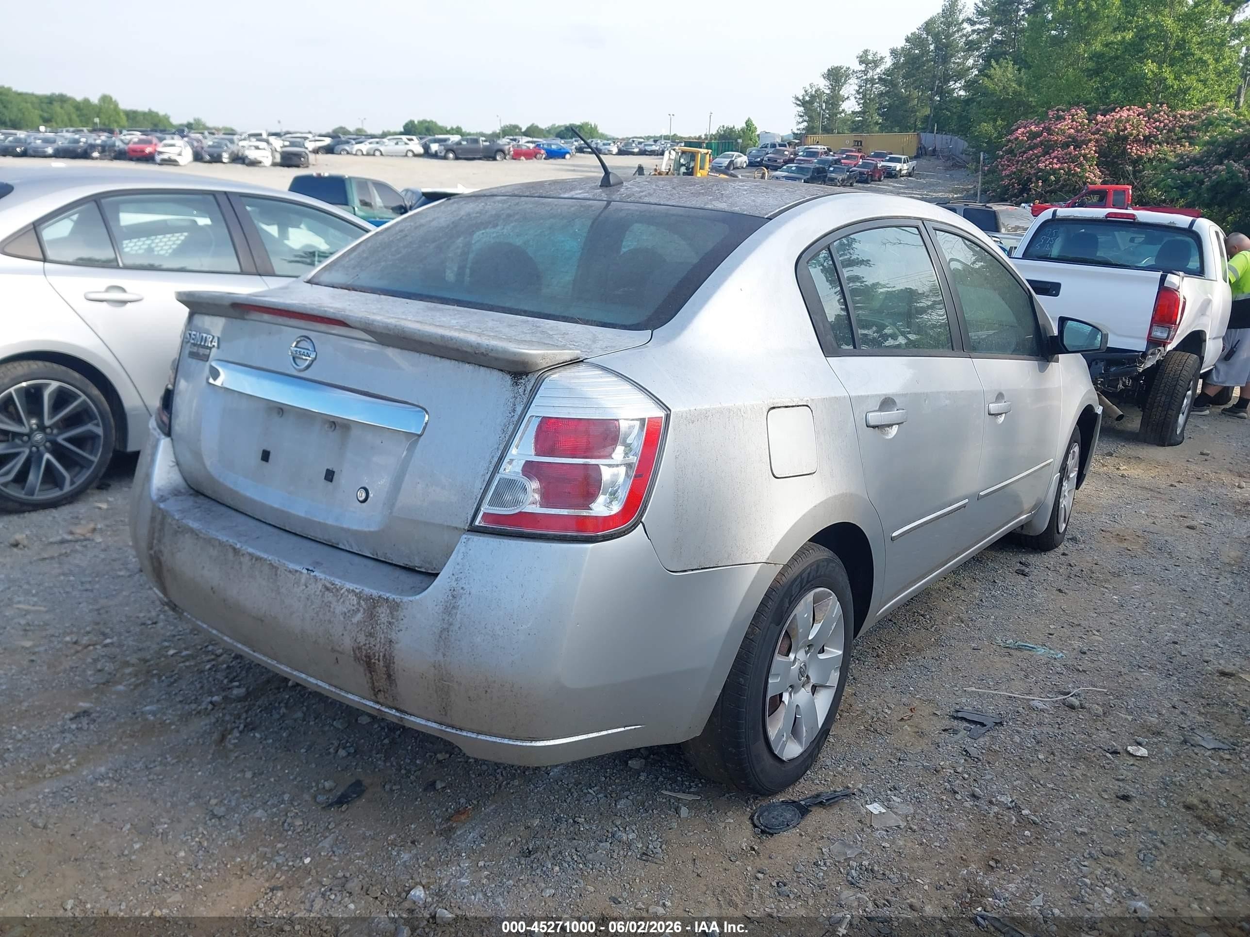 2012 Nissan Sentra 2.0 Silver vin: 3N1AB6AP7CL629603