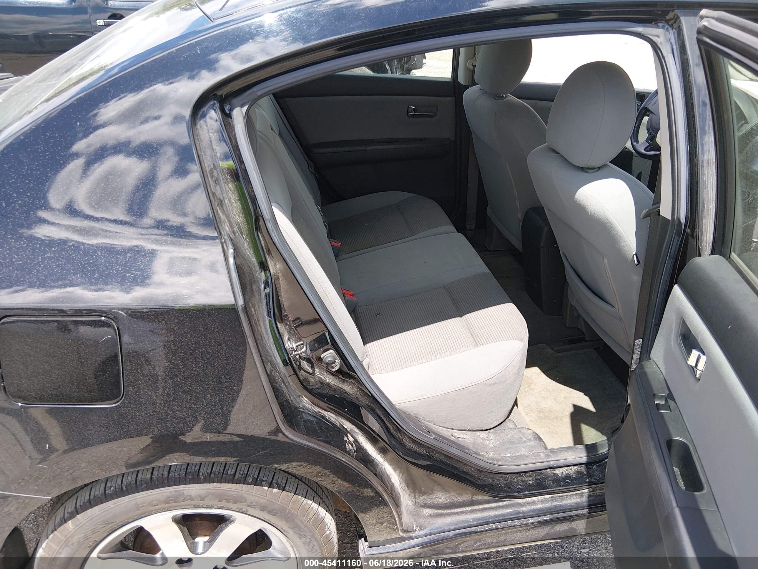 2012 Nissan Sentra 2.0 Sr Черный vin: 3N1AB6AP7CL635031