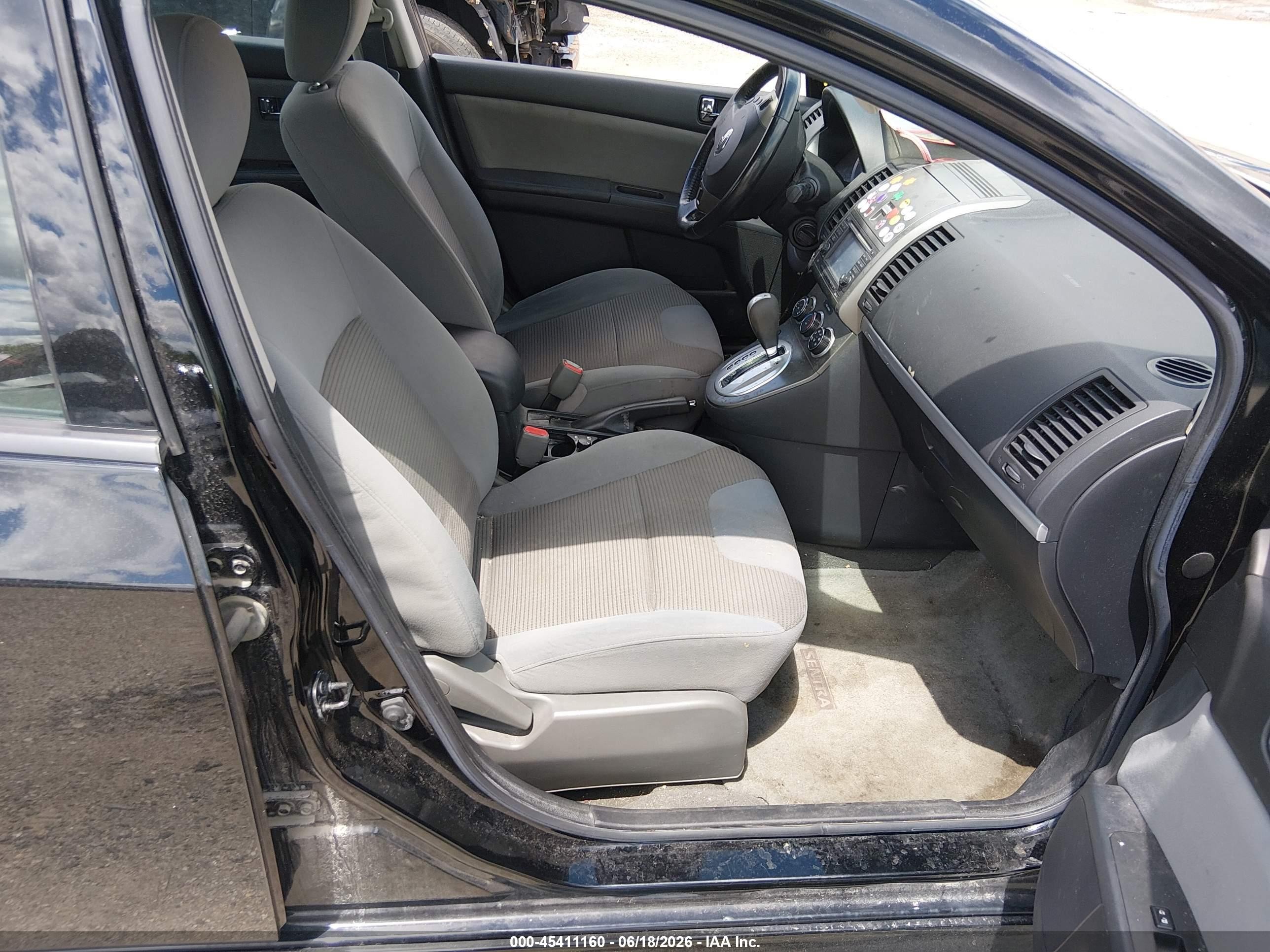 2012 Nissan Sentra 2.0 Sr Черный vin: 3N1AB6AP7CL635031