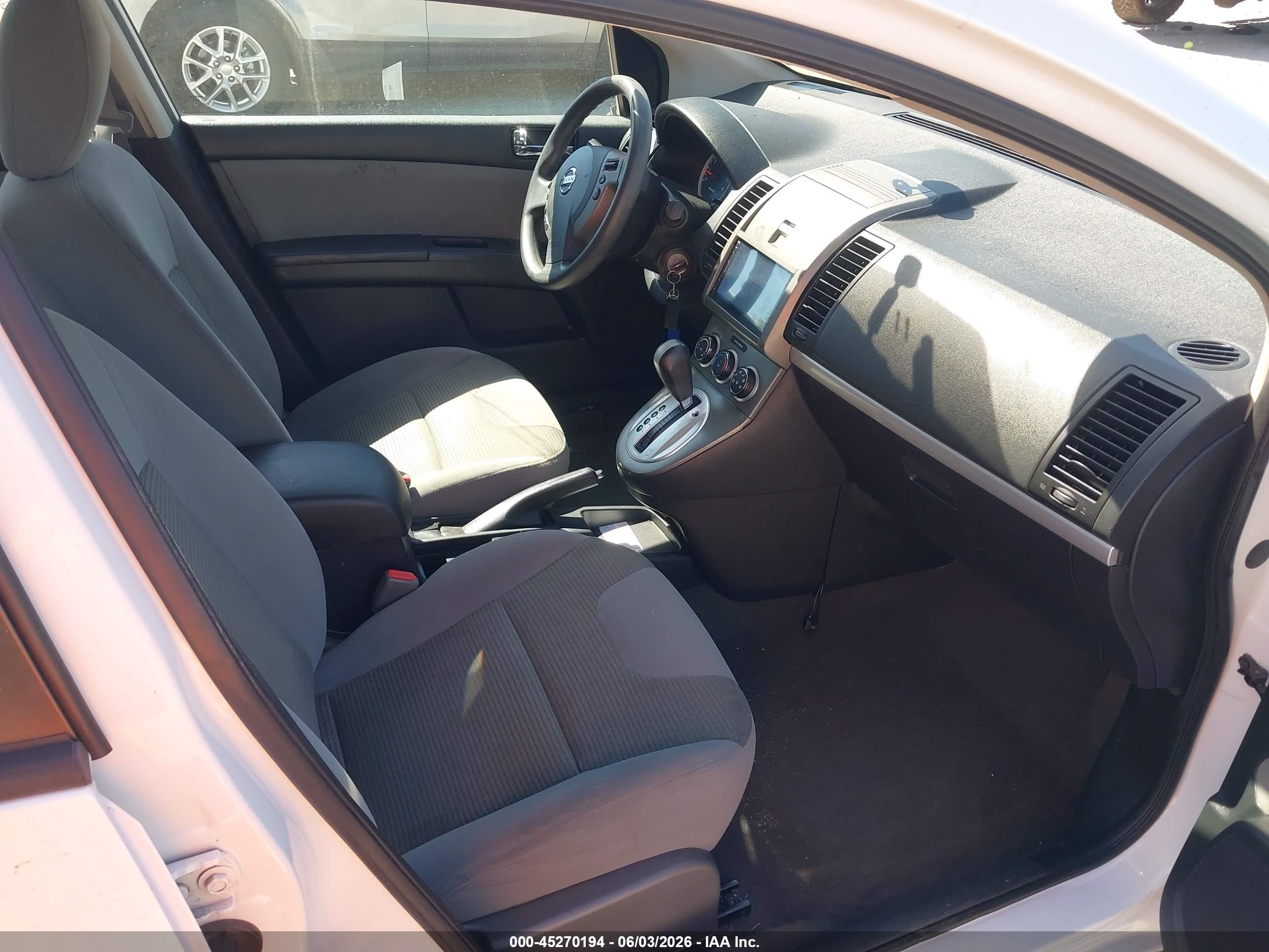 2012 Nissan Sentra 2.0 Sr White vin: 3N1AB6AP7CL646918
