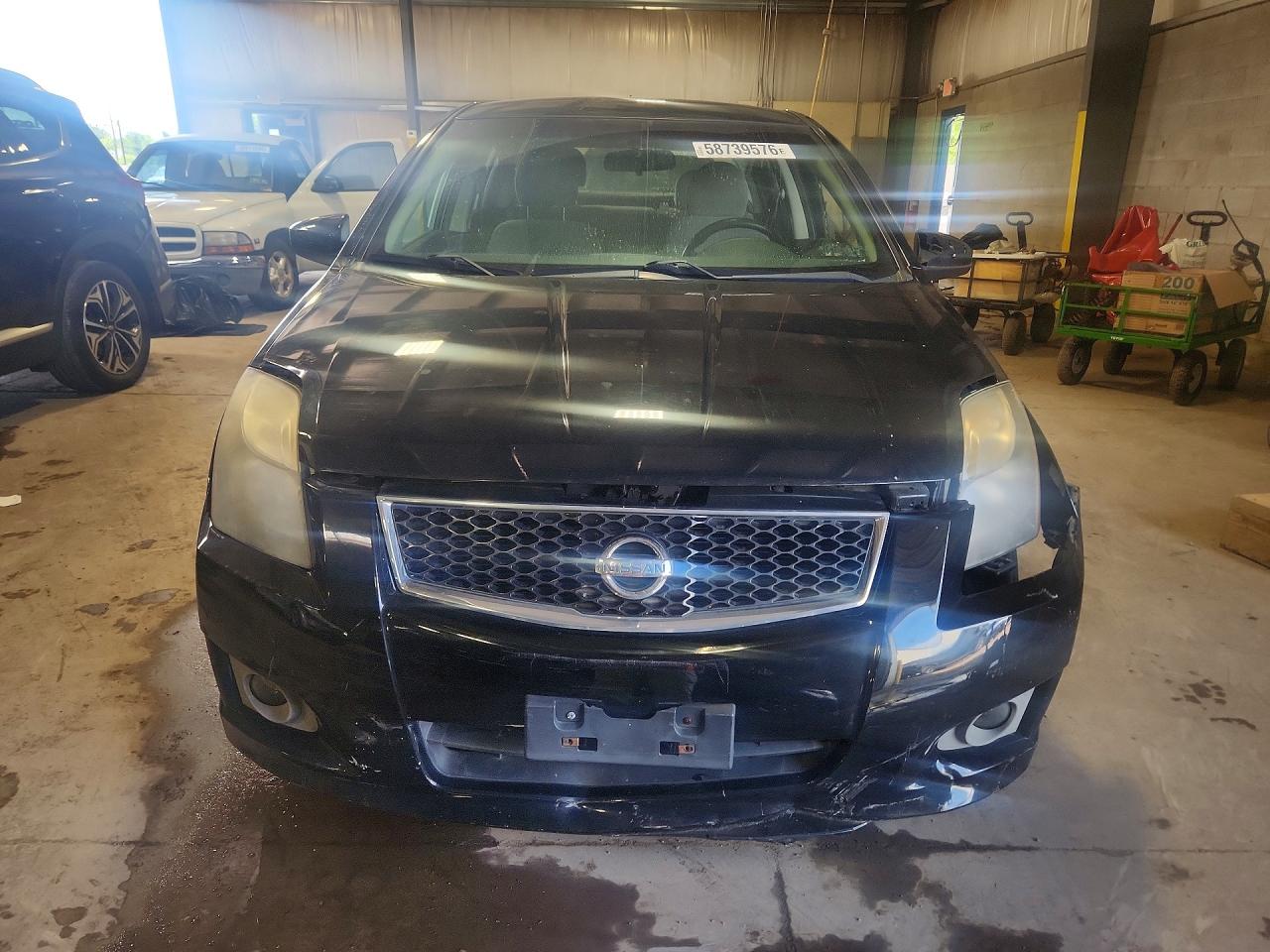 2012 Nissan Sentra 2.0 Черный vin: 3N1AB6AP7CL651679
