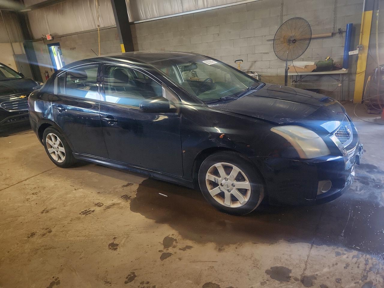 2012 Nissan Sentra 2.0 Черный vin: 3N1AB6AP7CL651679