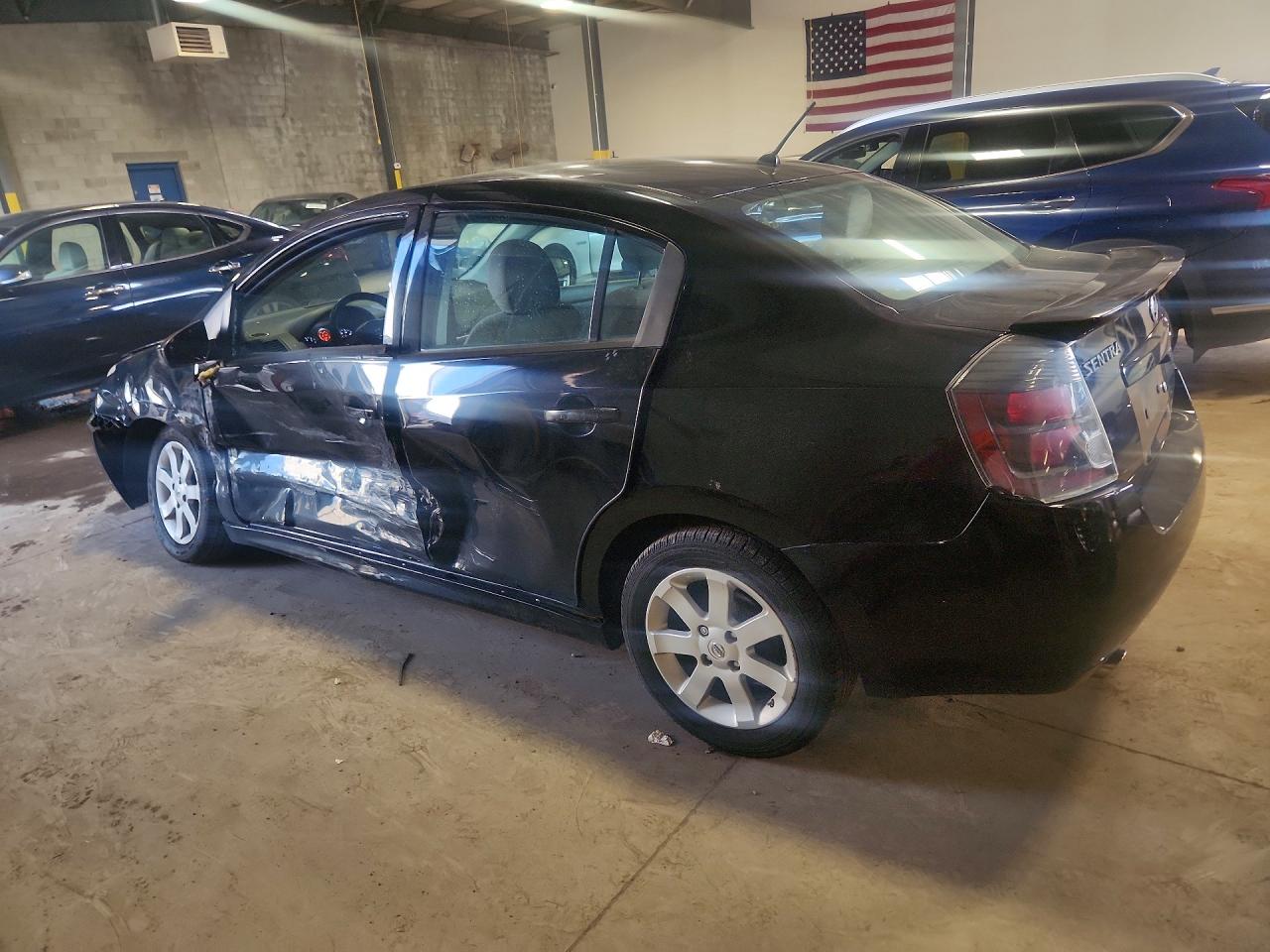 2012 Nissan Sentra 2.0 Черный vin: 3N1AB6AP7CL651679