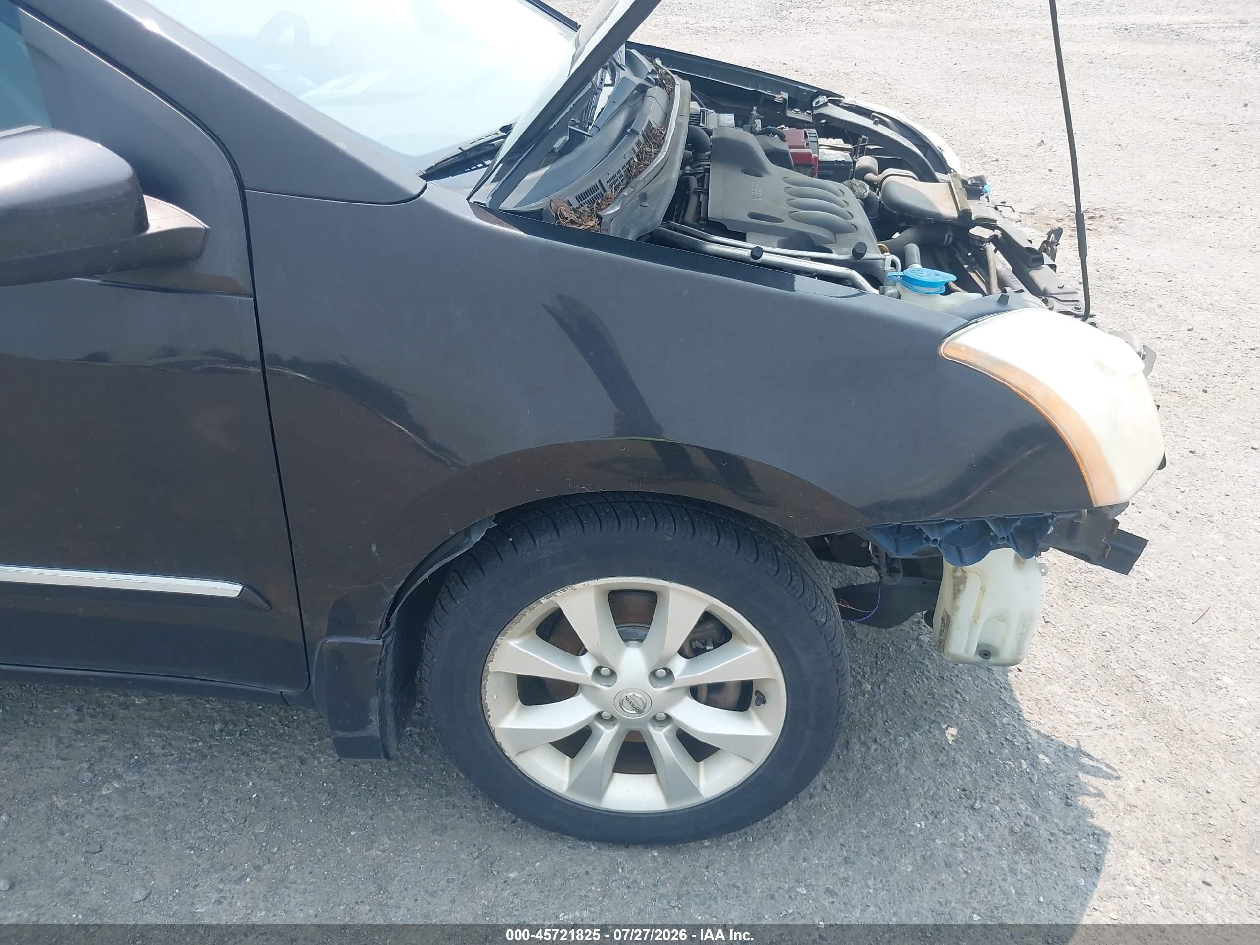 2012 Nissan Sentra 2.0 Sl Black vin: 3N1AB6AP7CL656042