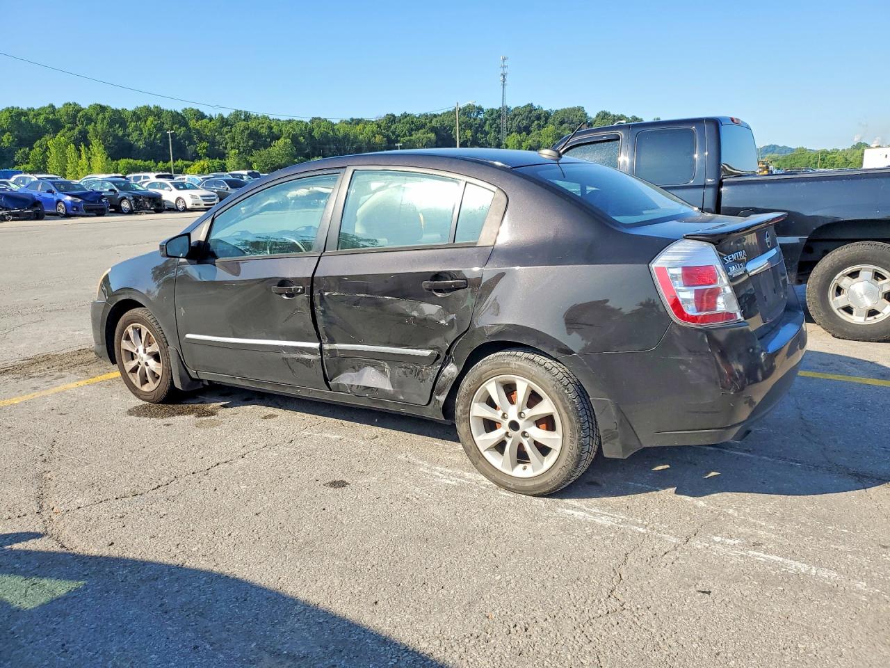 2012 Nissan Sentra 2.0 Black vin: 3N1AB6AP7CL656543