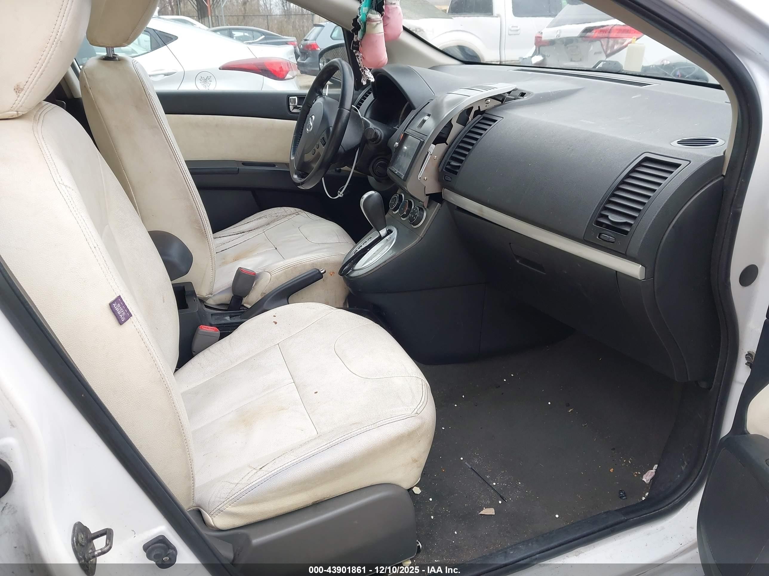 2012 Nissan Sentra 2.0 Sr White vin: 3N1AB6AP7CL658888