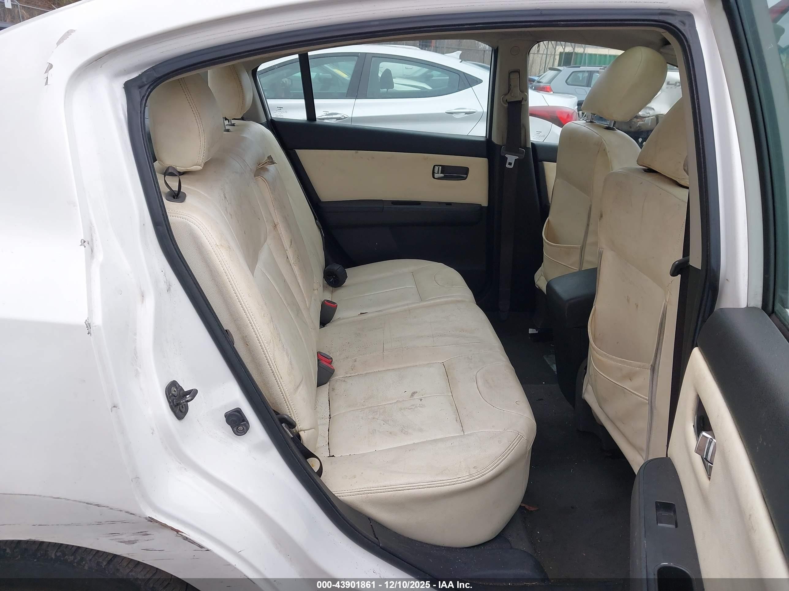 2012 Nissan Sentra 2.0 Sr White vin: 3N1AB6AP7CL658888