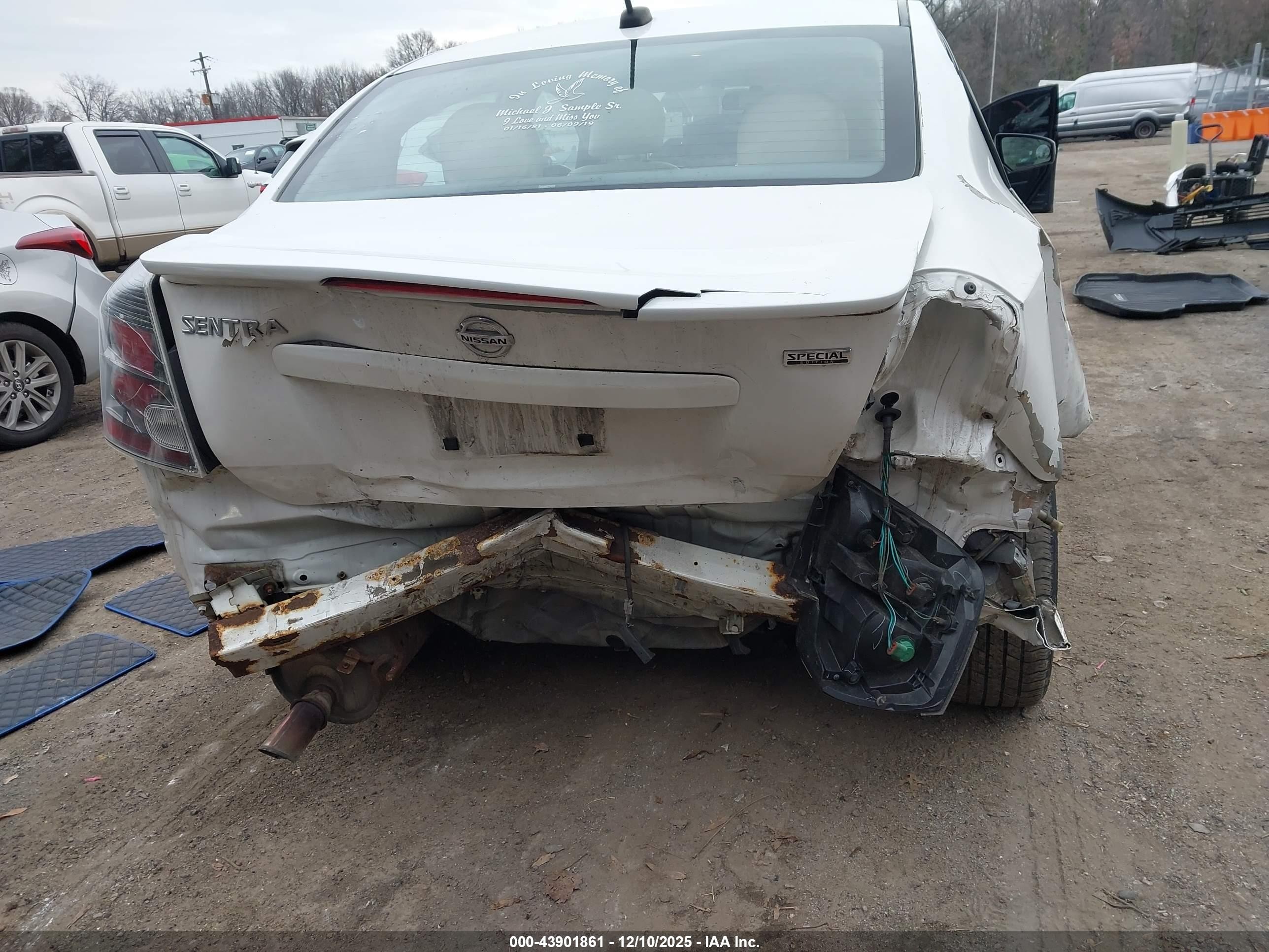 2012 Nissan Sentra 2.0 Sr White vin: 3N1AB6AP7CL658888