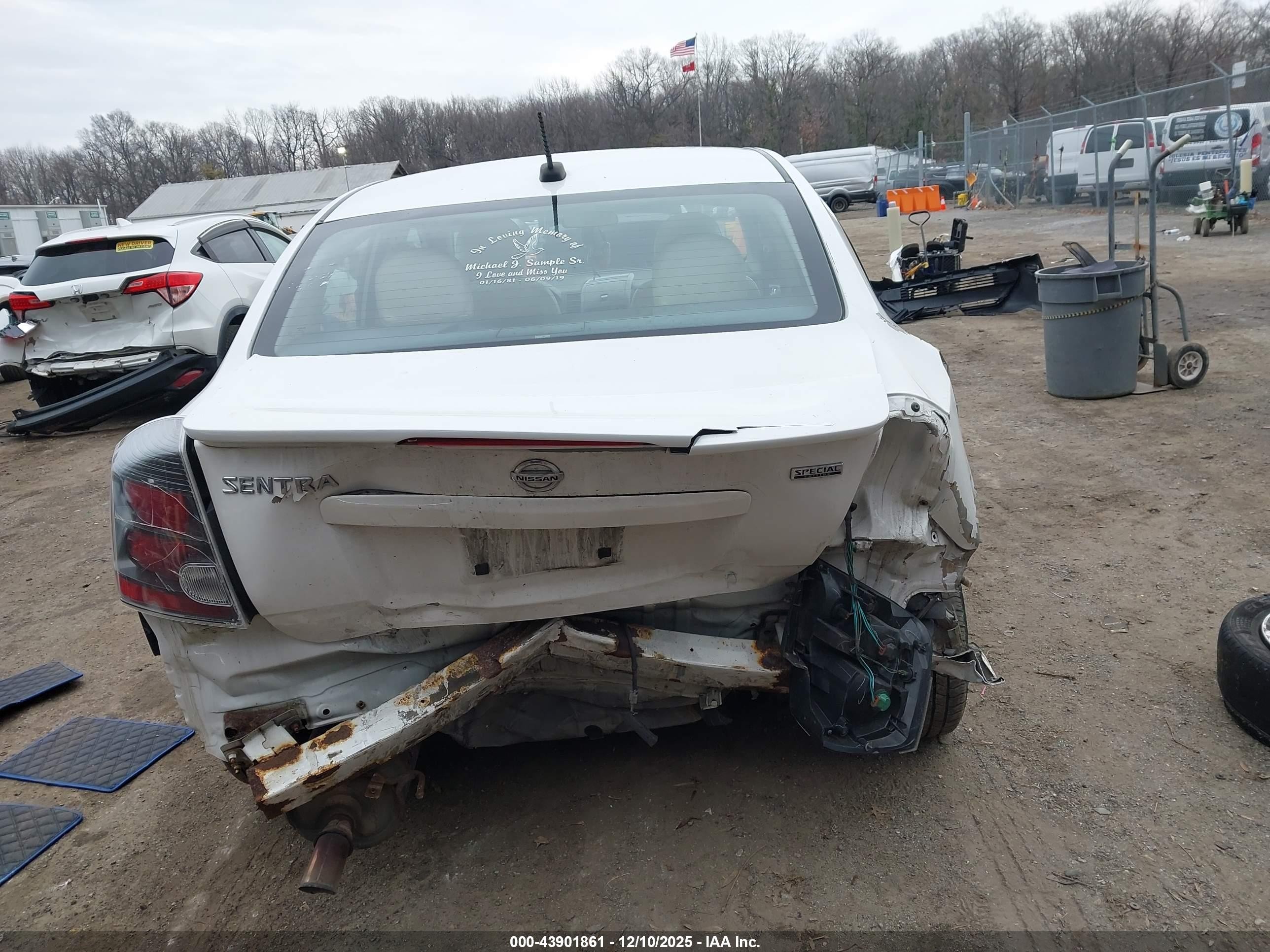 2012 Nissan Sentra 2.0 Sr White vin: 3N1AB6AP7CL658888