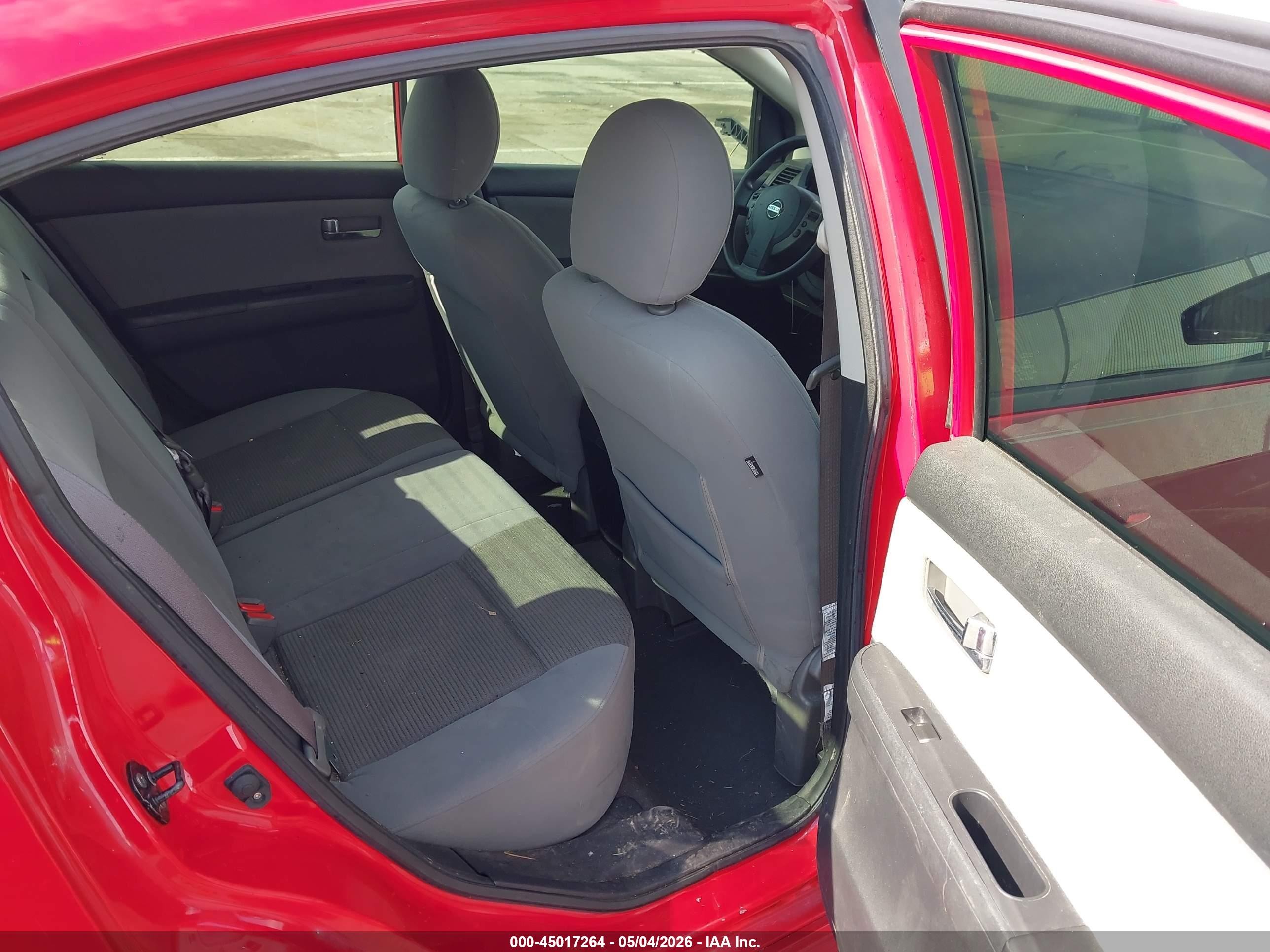 2012 Nissan Sentra 2.0 Sr Red vin: 3N1AB6AP7CL659068