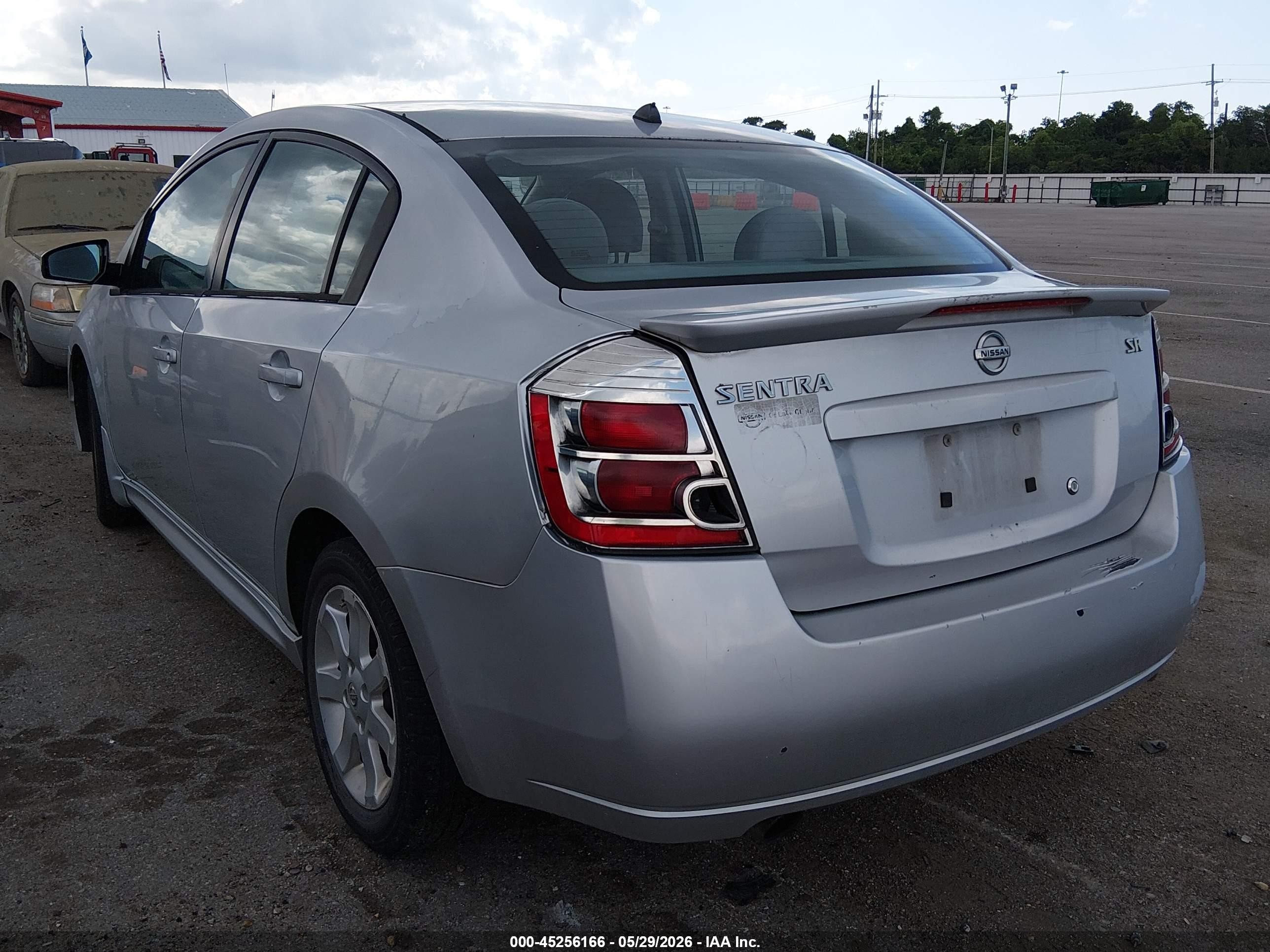 2012 Nissan Sentra 2.0 Sr Silver vin: 3N1AB6AP7CL669583