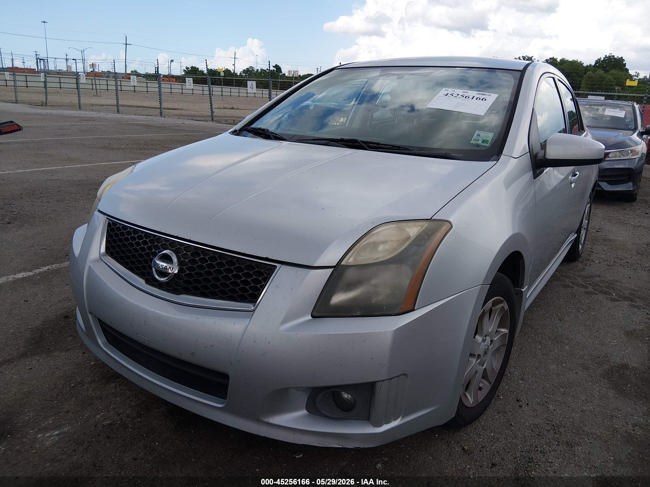 2012 Nissan Sentra 2.0 Sr Silver vin: 3N1AB6AP7CL669583
