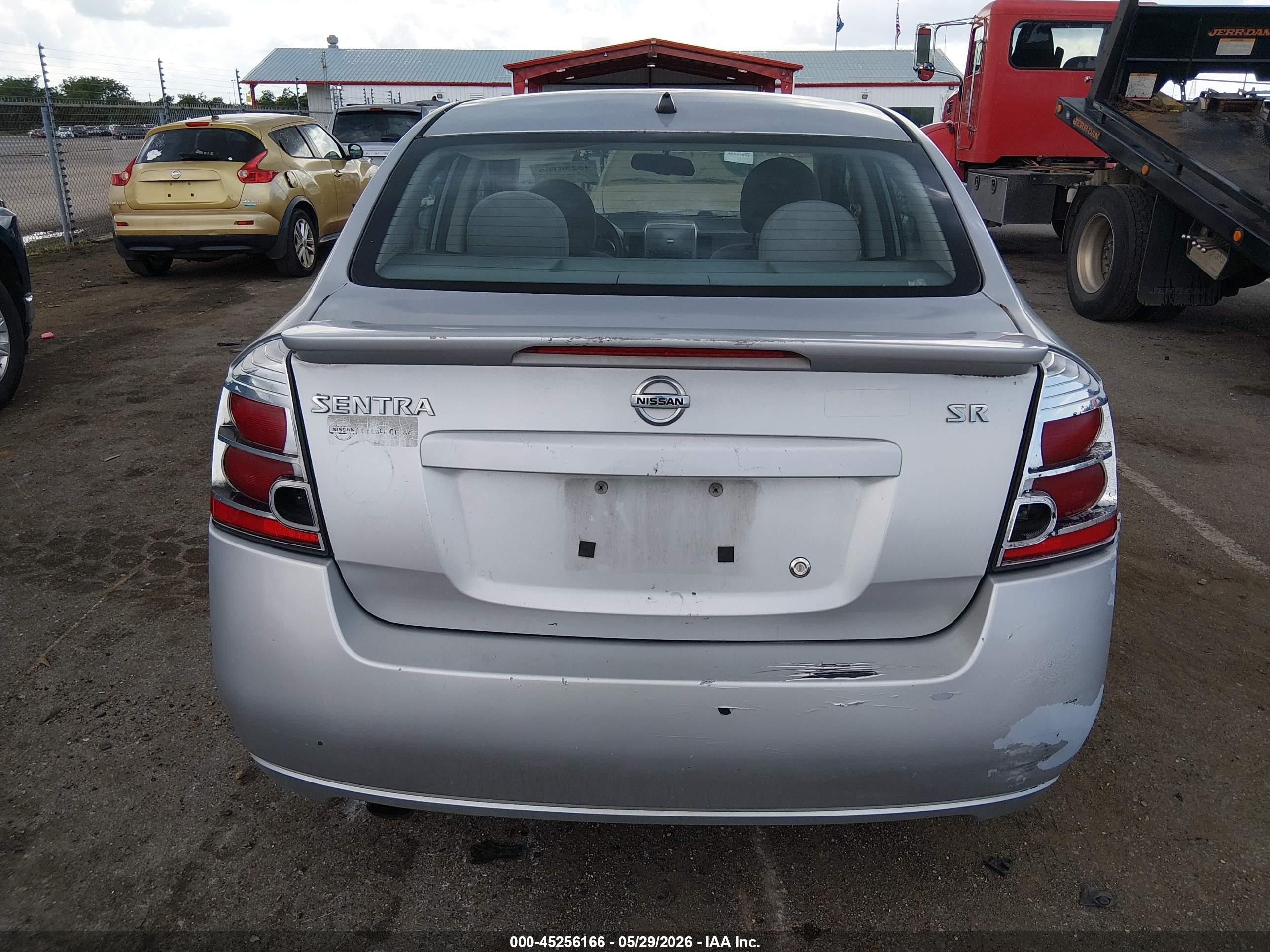 2012 Nissan Sentra 2.0 Sr Silver vin: 3N1AB6AP7CL669583