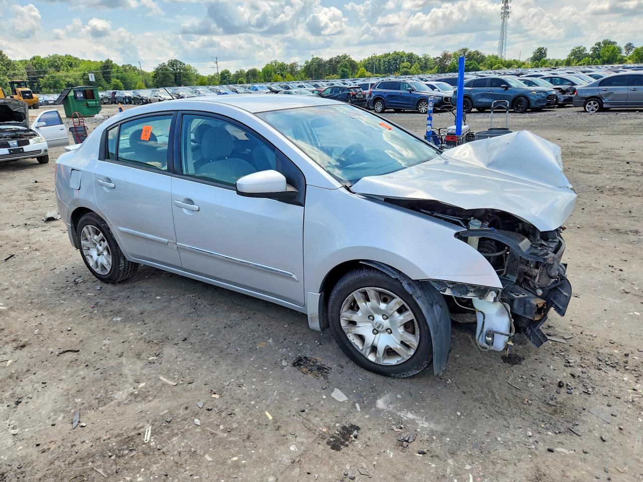 2012 Nissan Sentra 2.0 Silver vin: 3N1AB6AP7CL669809