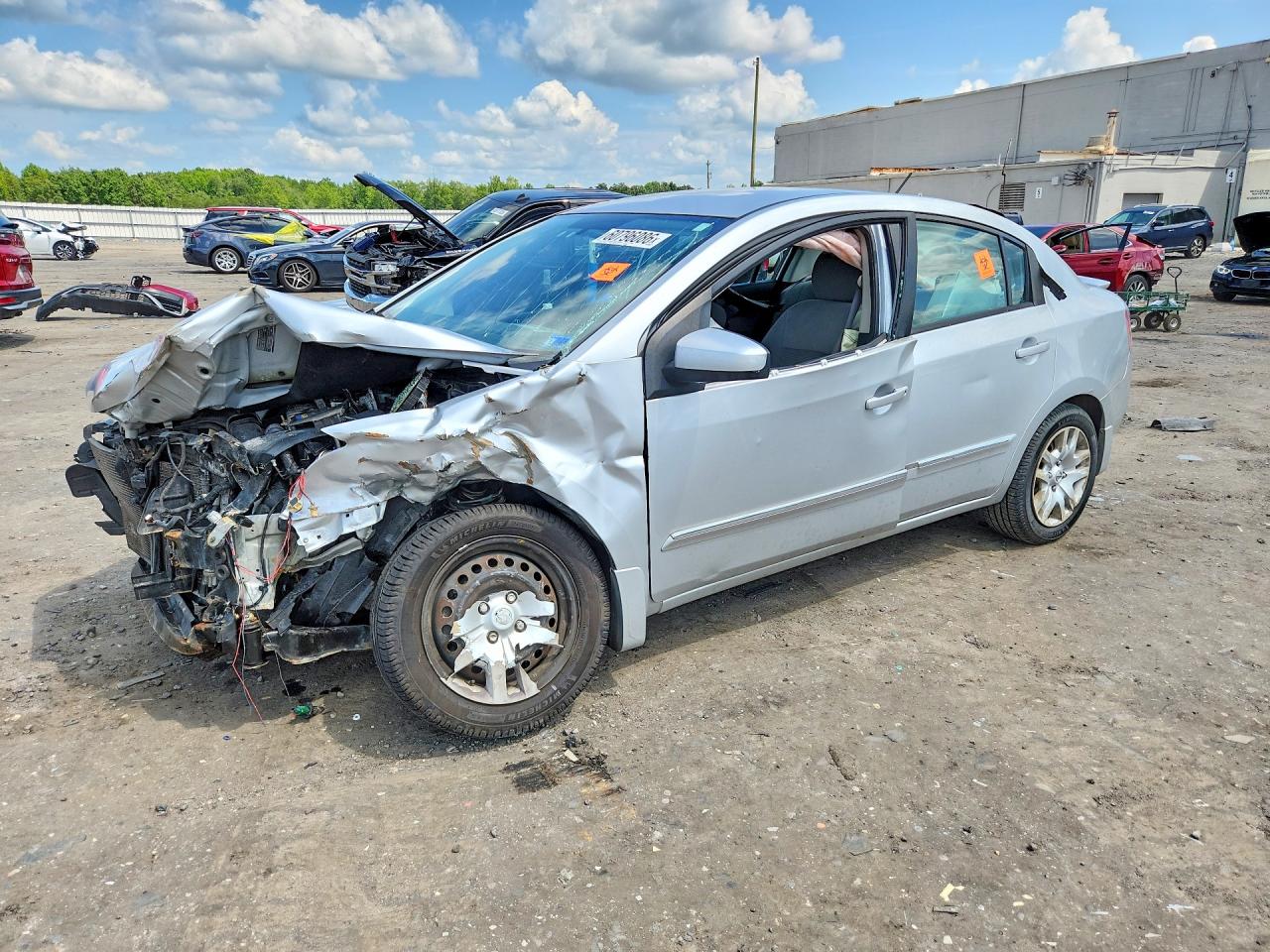 2012 Nissan Sentra 2.0 Silver vin: 3N1AB6AP7CL669809