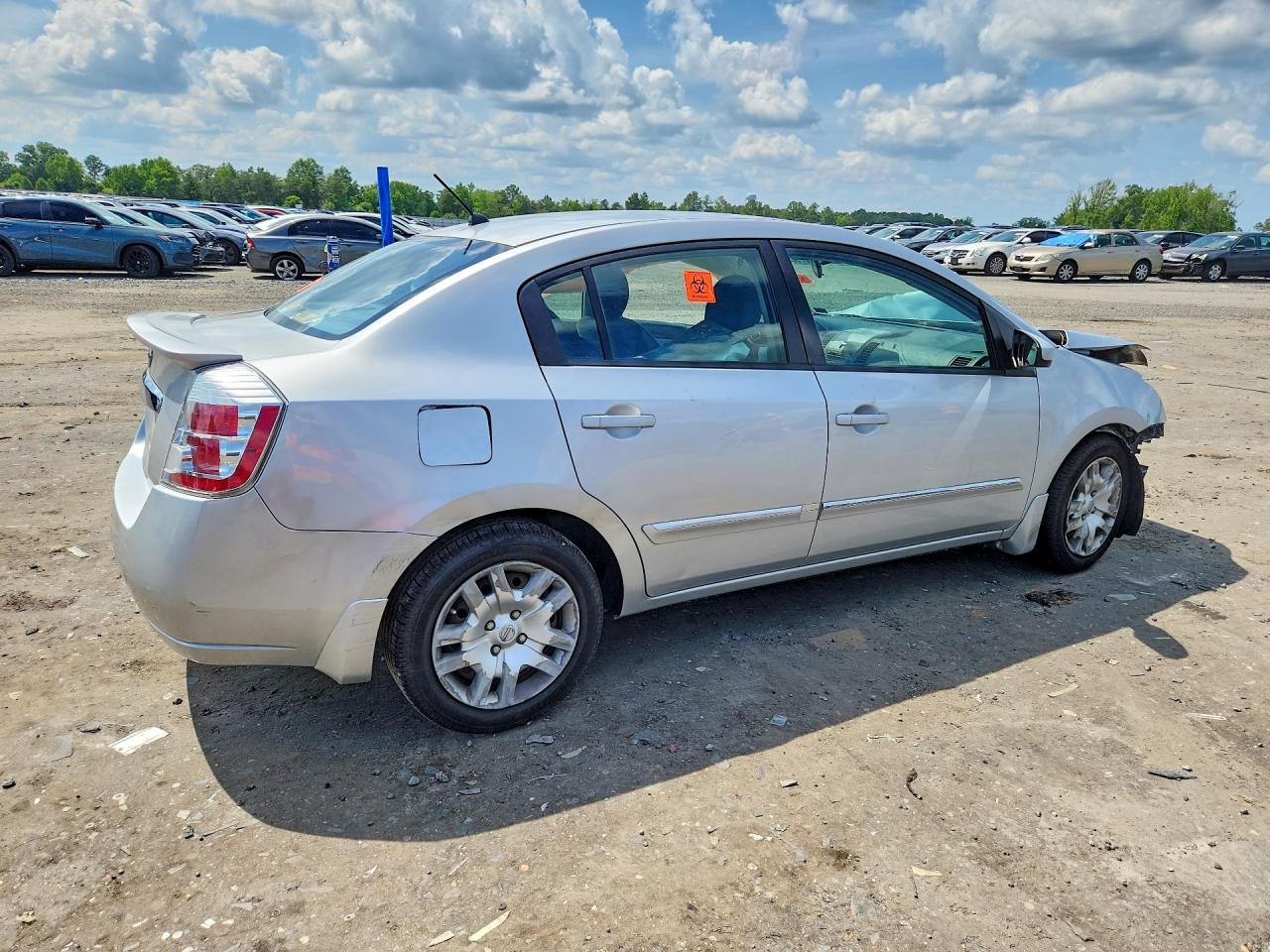 2012 Nissan Sentra 2.0 Silver vin: 3N1AB6AP7CL669809