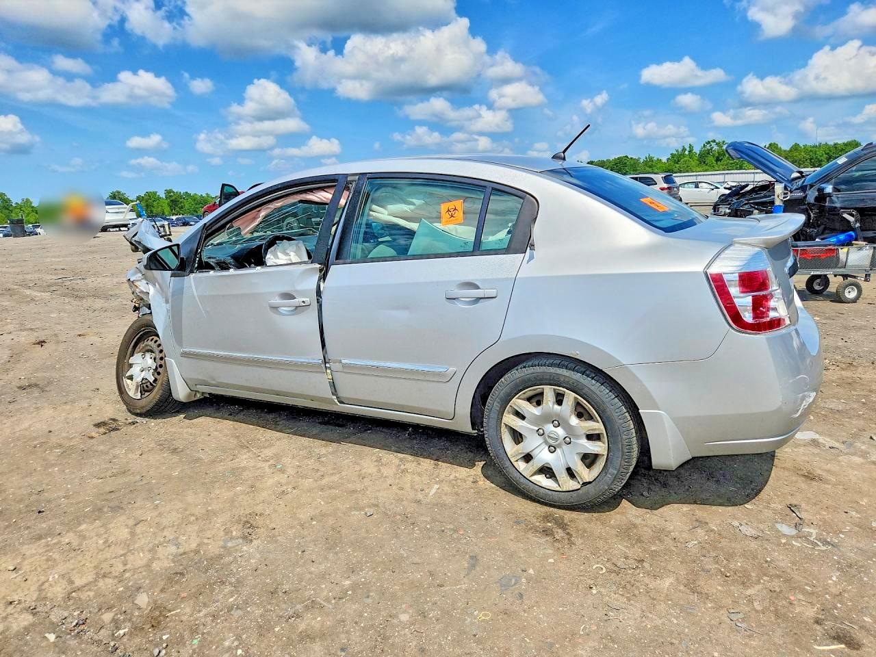 2012 Nissan Sentra 2.0 Silver vin: 3N1AB6AP7CL669809