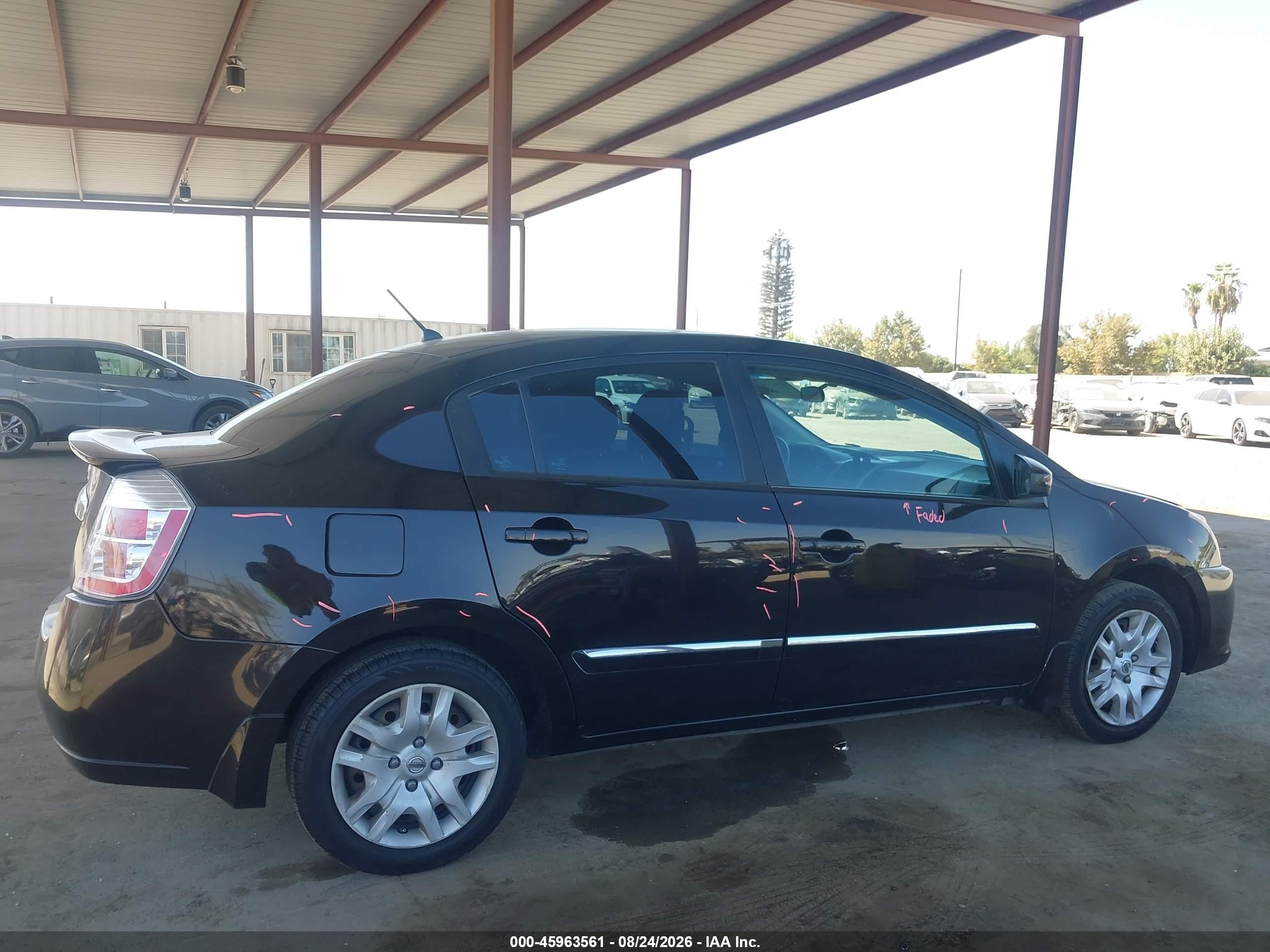 2012 Nissan Sentra 2.0 S Black vin: 3N1AB6AP7CL679546