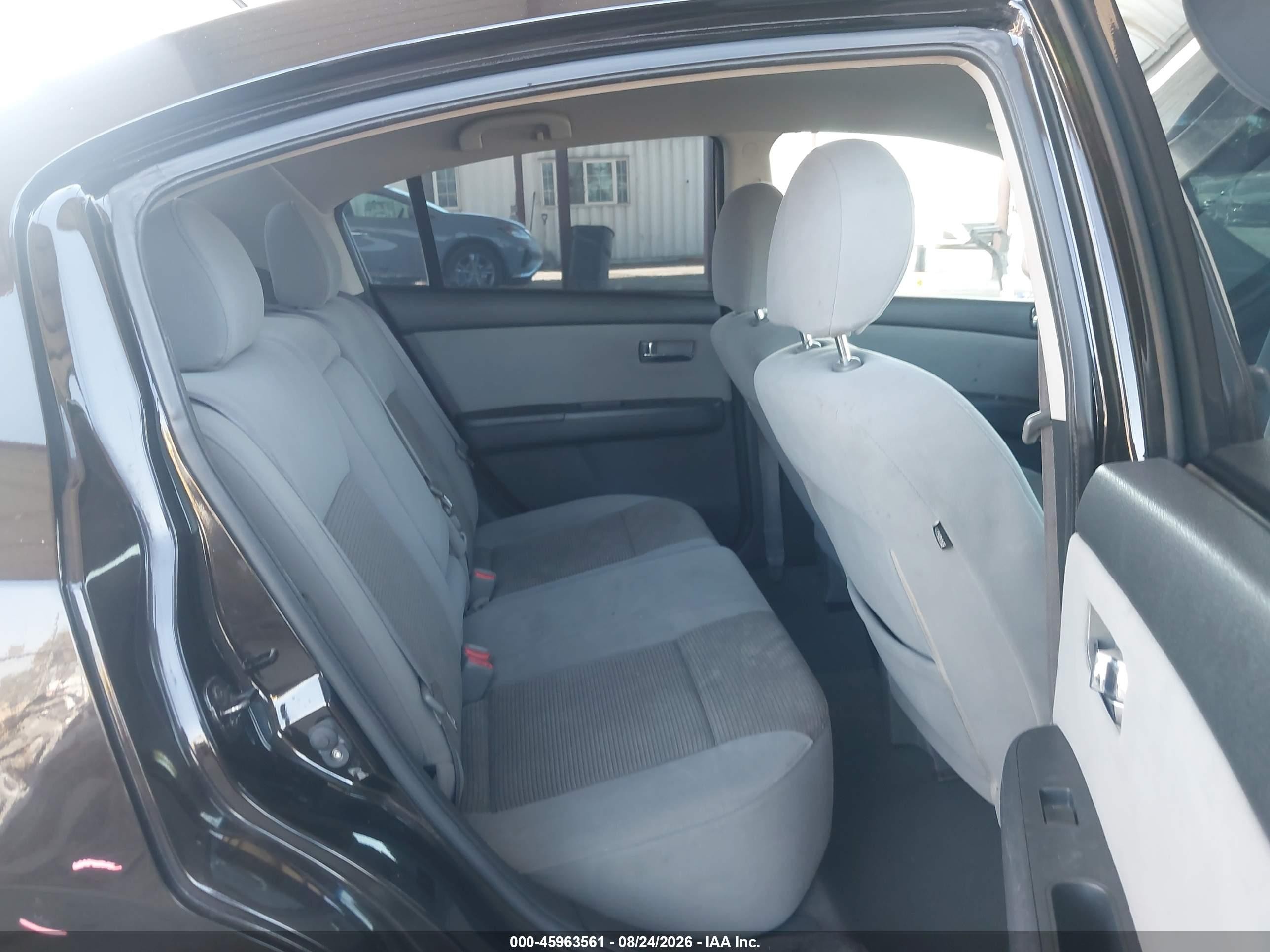 2012 Nissan Sentra 2.0 S Black vin: 3N1AB6AP7CL679546