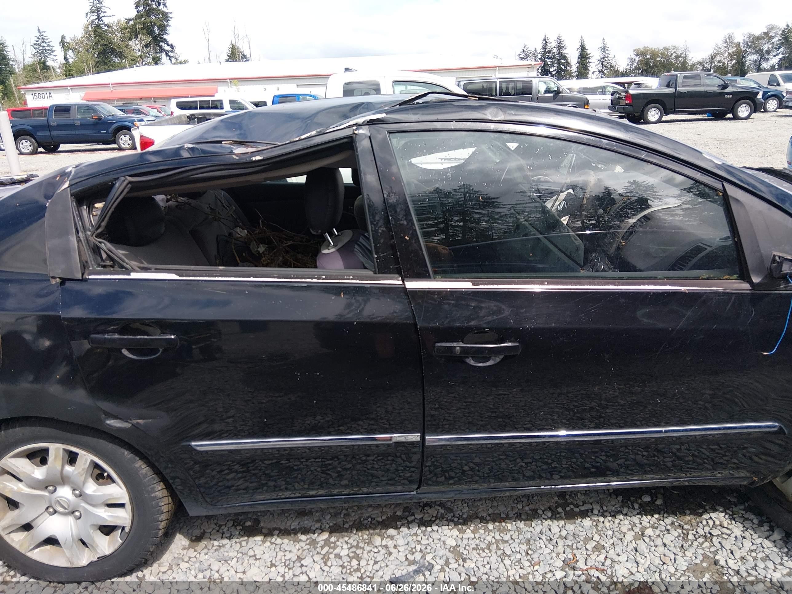 2012 Nissan Sentra 2.0 S Black vin: 3N1AB6AP7CL698792