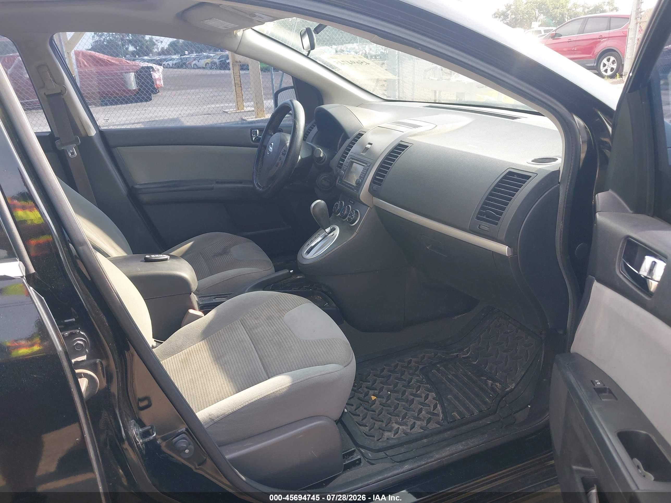 2012 Nissan Sentra 2.0 Sr Black vin: 3N1AB6AP7CL704817
