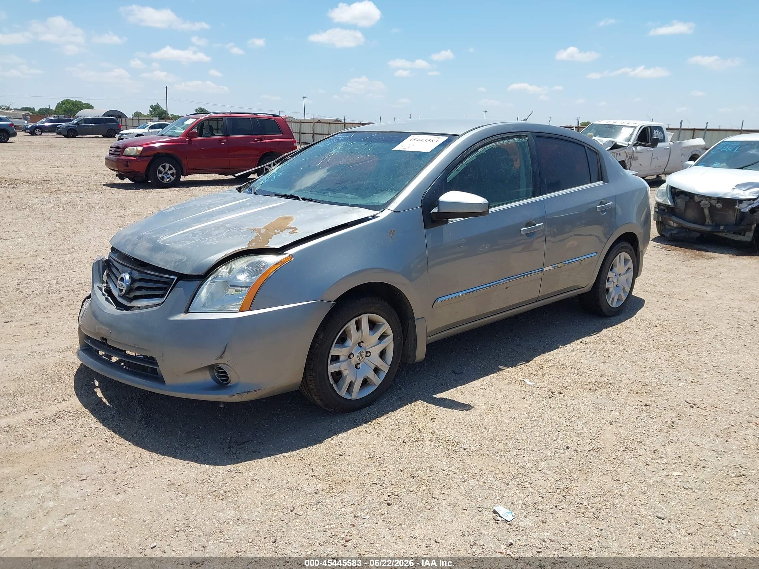 2012 Nissan Sentra 2.0 S Blue vin: 3N1AB6AP7CL705112