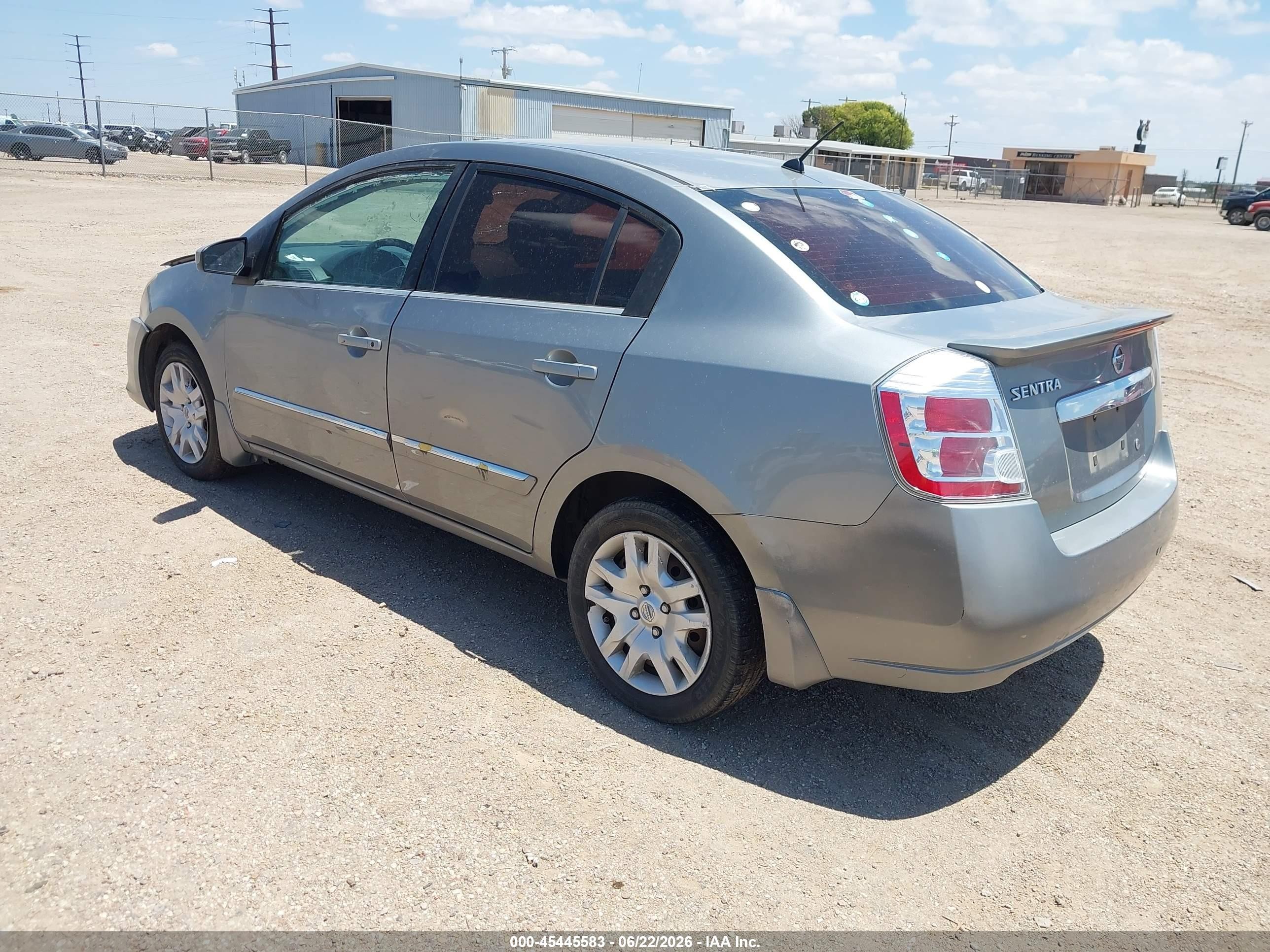 2012 Nissan Sentra 2.0 S Blue vin: 3N1AB6AP7CL705112