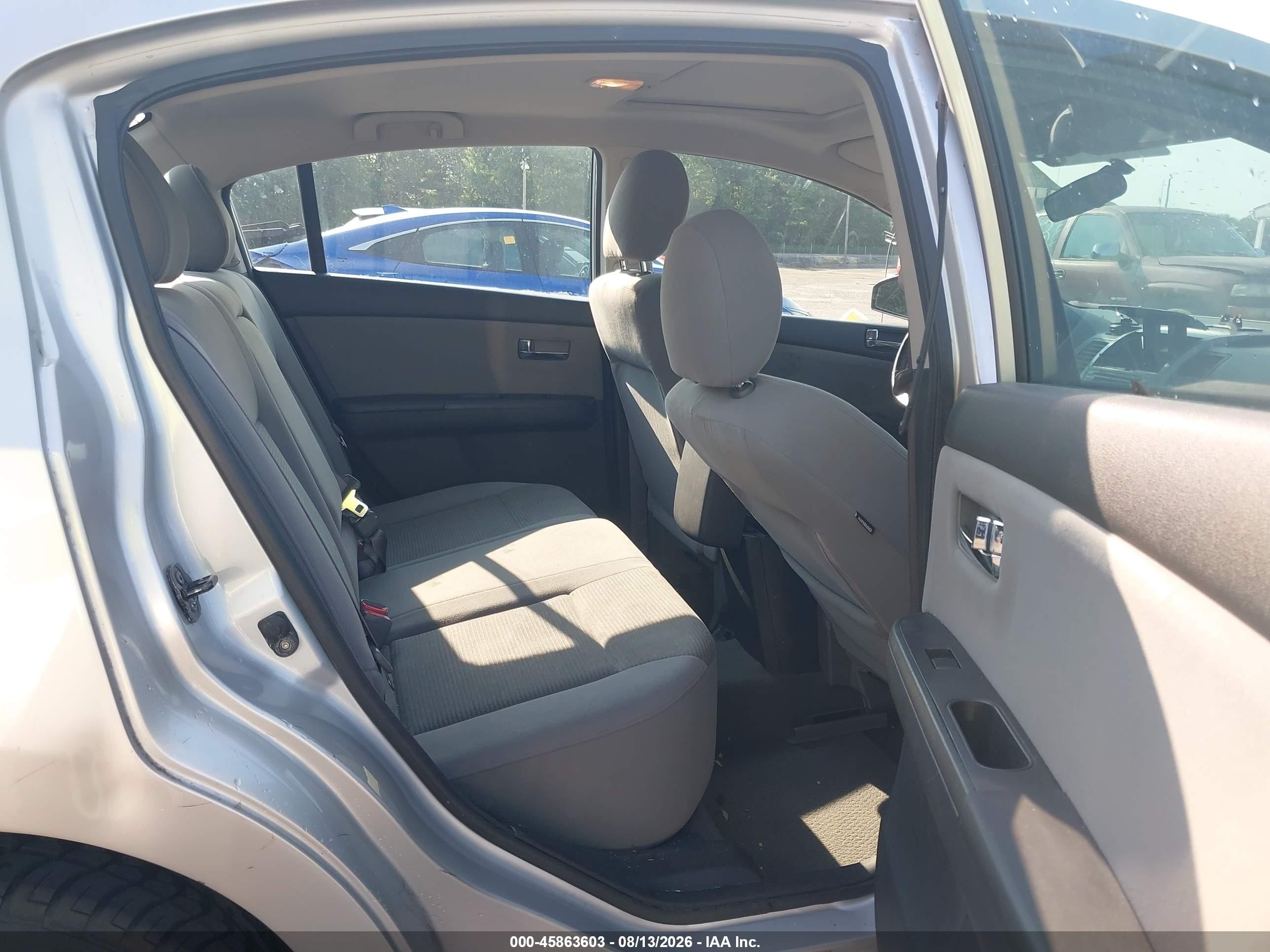 2012 Nissan Sentra 2.0 Sr Silver vin: 3N1AB6AP7CL716532