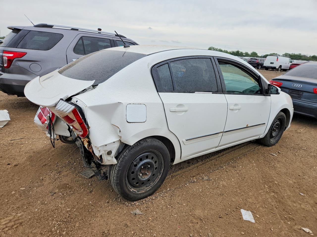 2012 Nissan Sentra 2.0 White vin: 3N1AB6AP7CL722413