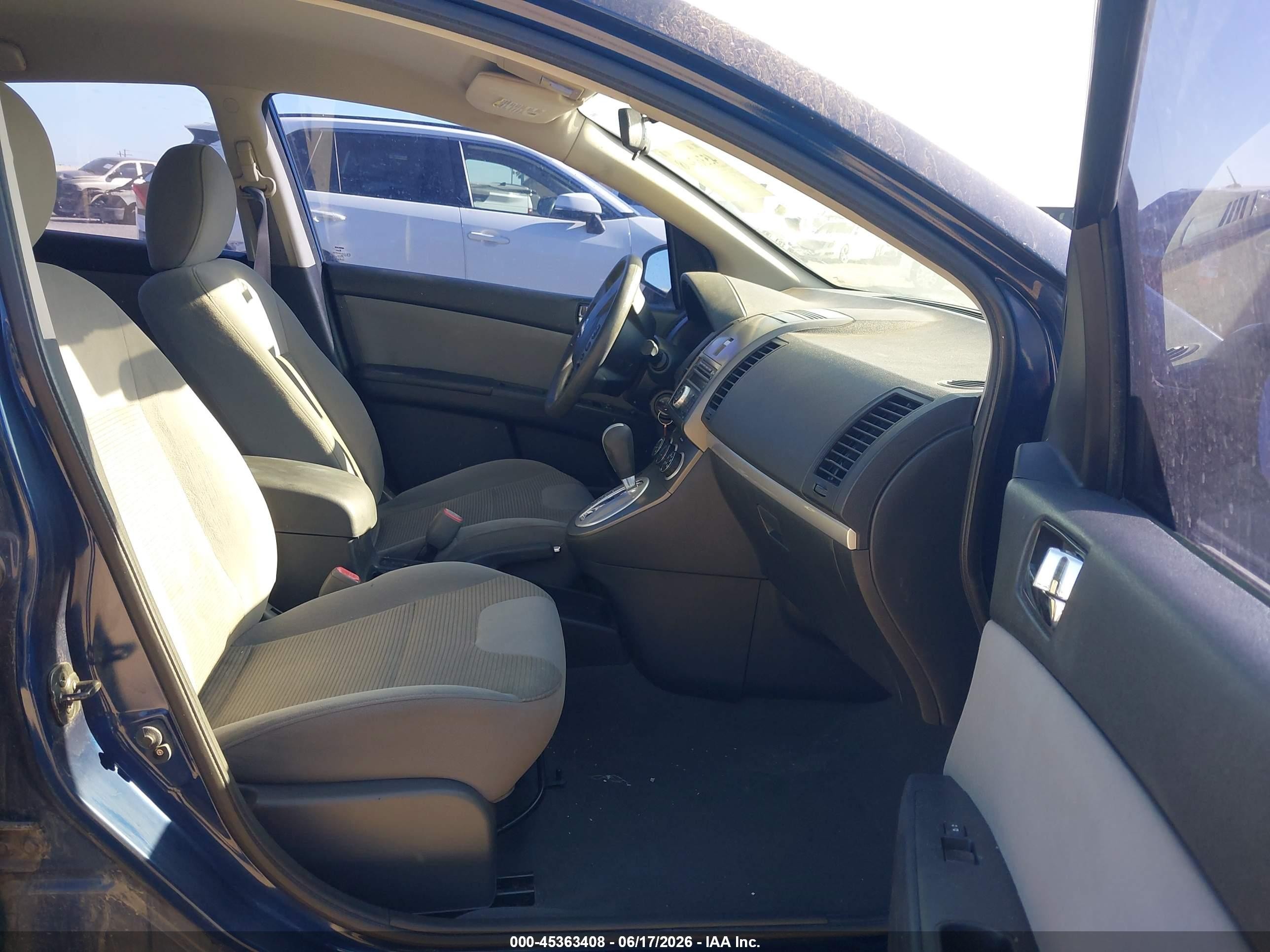2012 Nissan Sentra 2.0 S Синий vin: 3N1AB6AP7CL733752