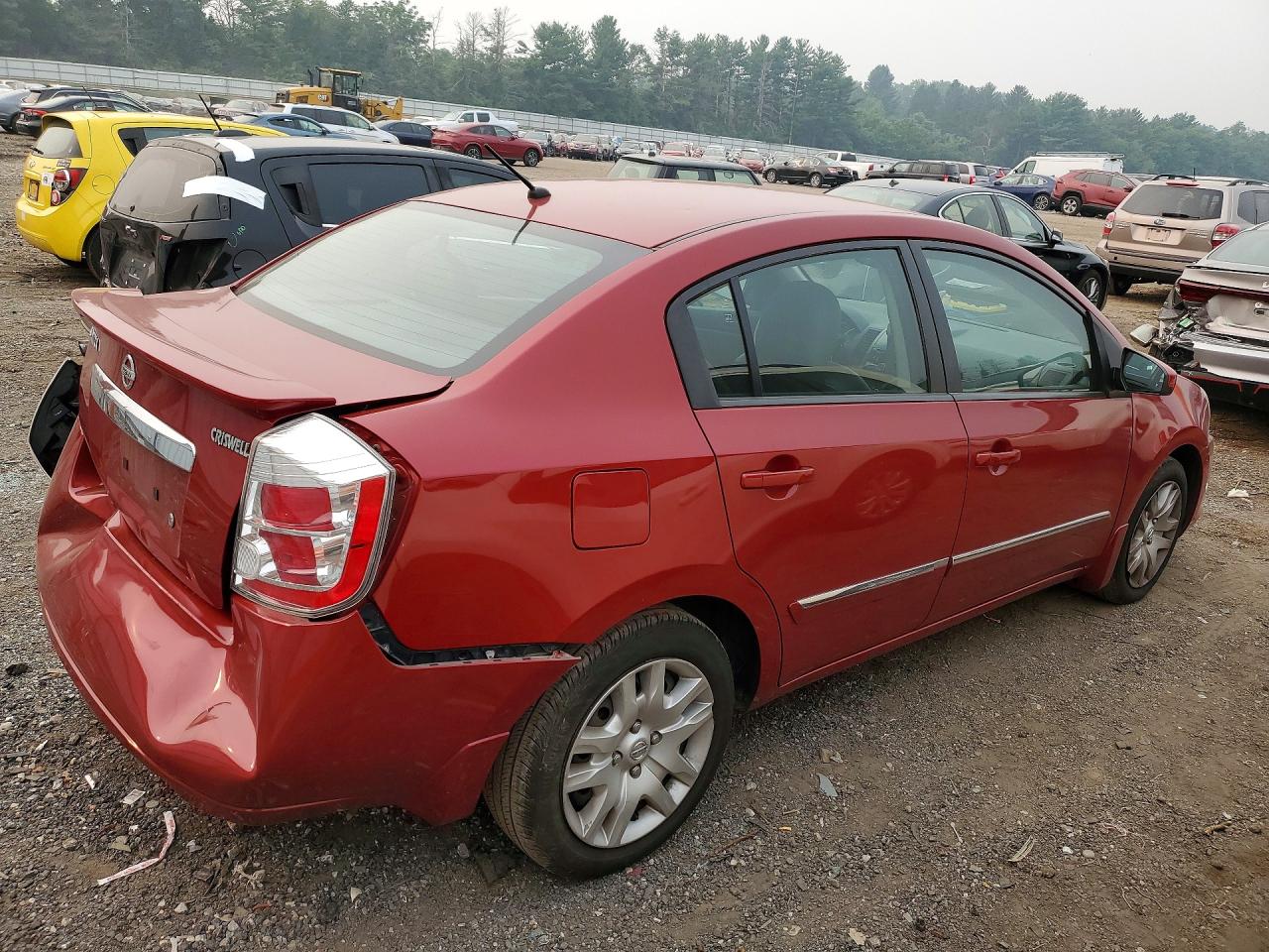 2012 Nissan Sentra 2.0 Red vin: 3N1AB6AP7CL747277