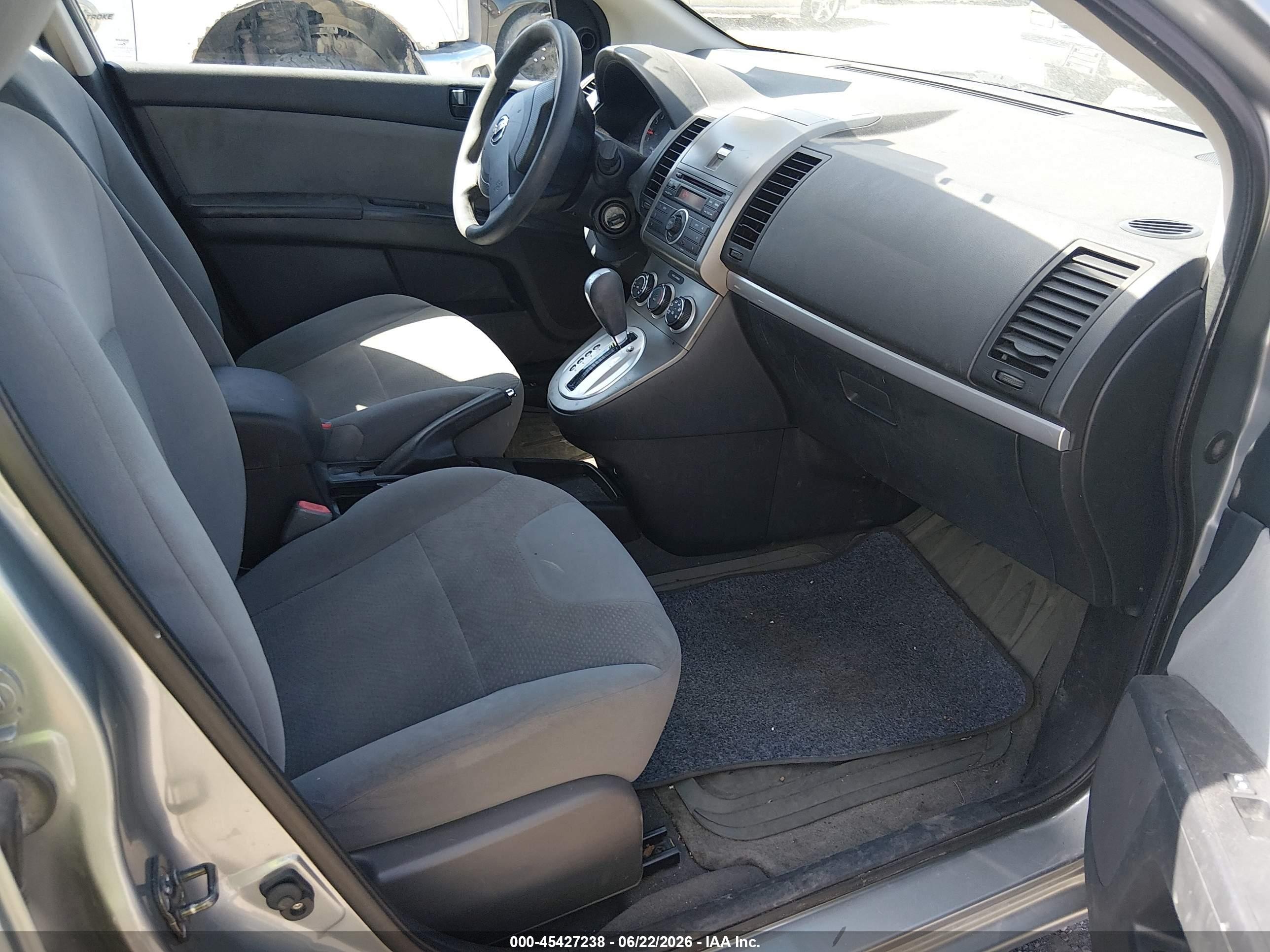 2012 Nissan Sentra 2.0 Gray vin: 3N1AB6AP7CL755539