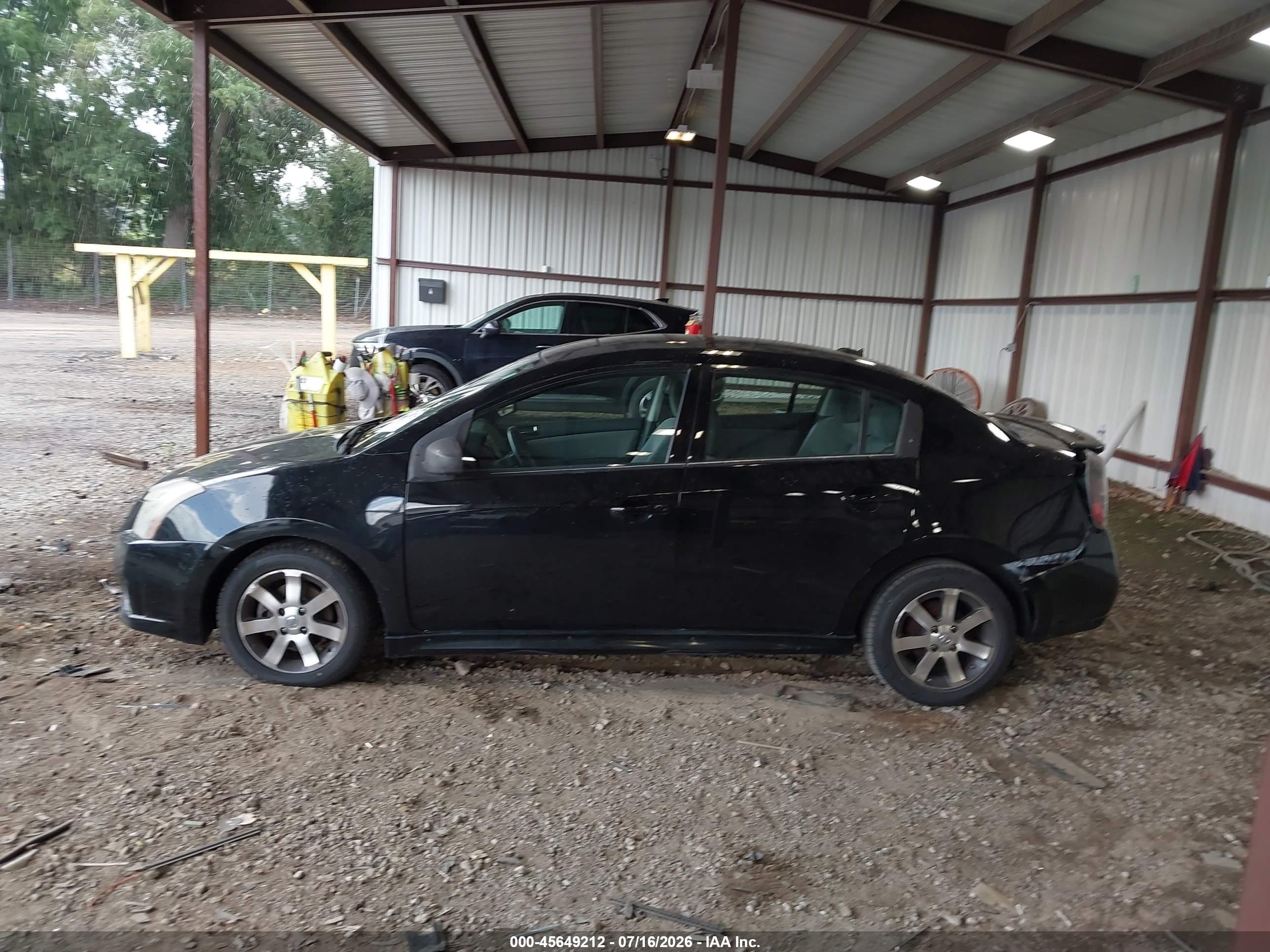 2012 Nissan Sentra 2.0 Sr Black vin: 3N1AB6AP7CL763091
