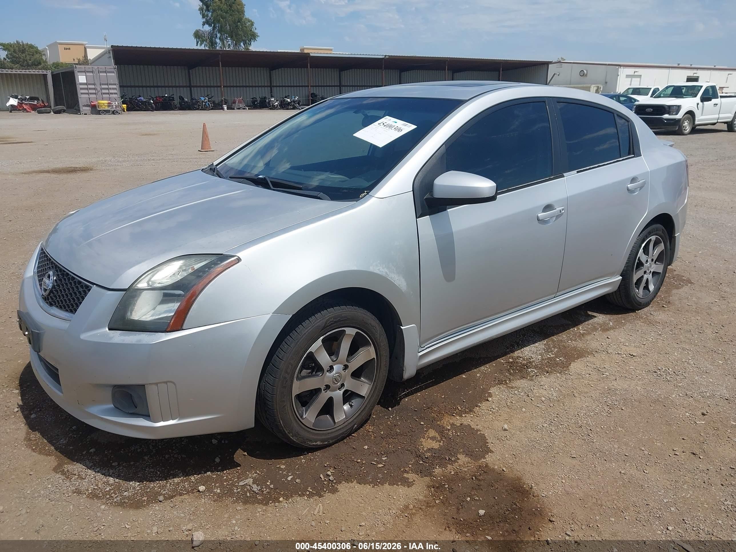 2012 Nissan Sentra 2.0 Sr Серебряный vin: 3N1AB6AP7CL770736